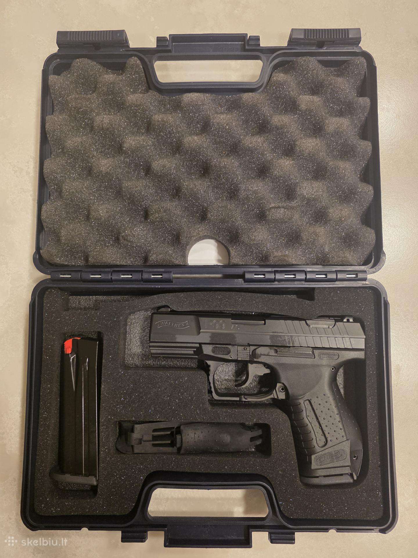 Pistoletas Walther P 99 As, 9x19