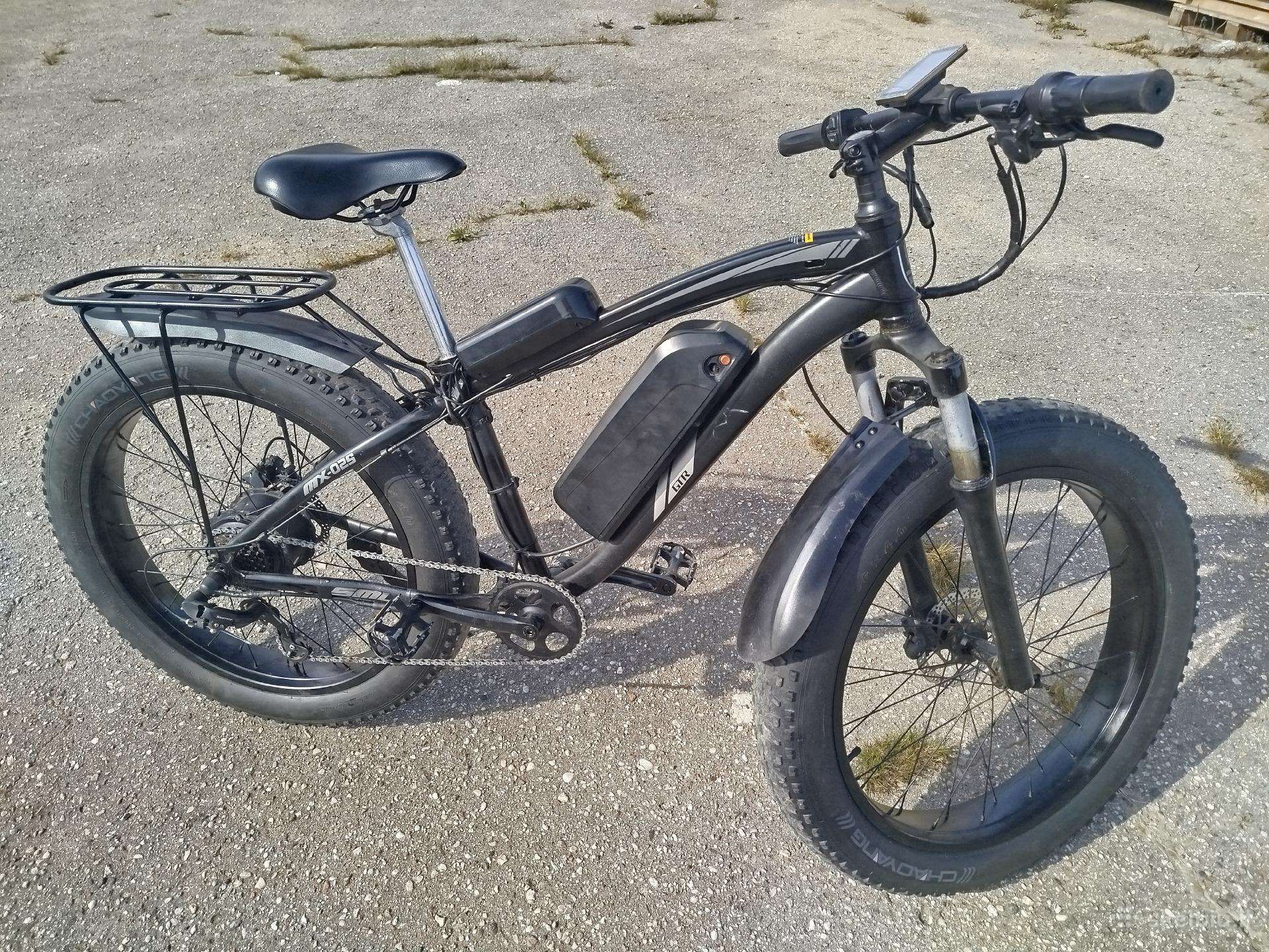 Fat bike elektrinis bekelės dviratis