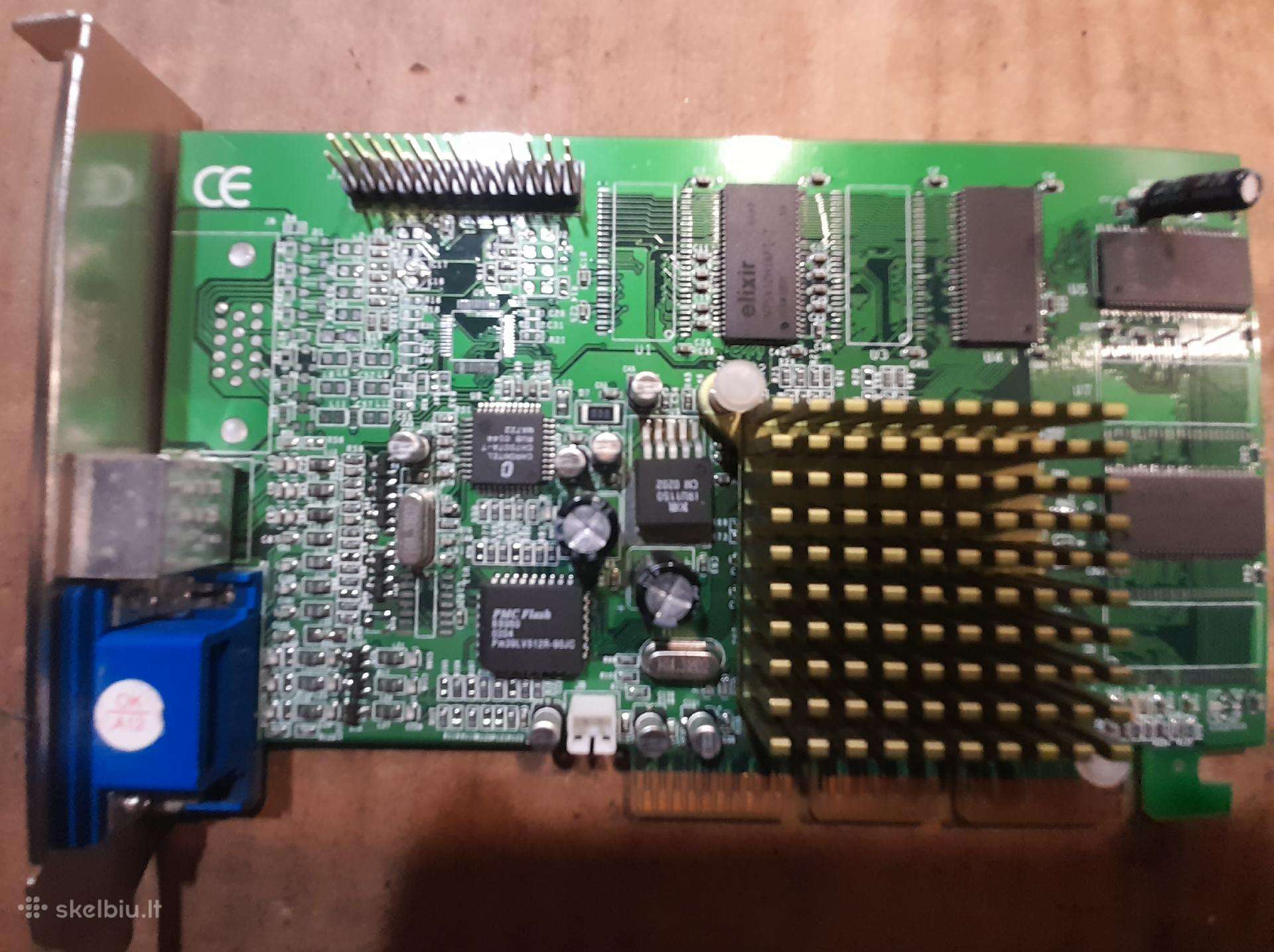 Senos Agp vaizdo plokštė ir Pci garso plokštė