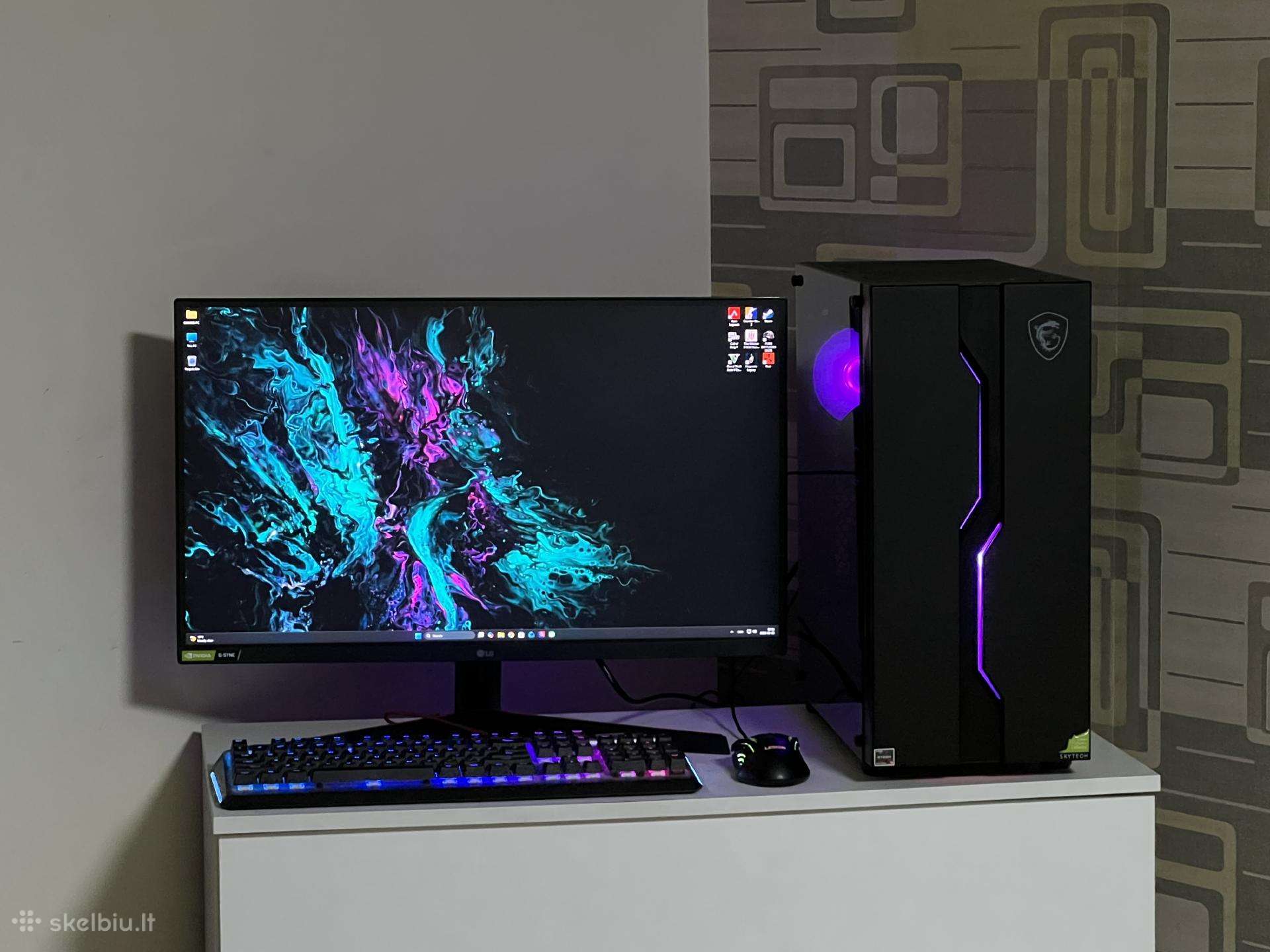 Parduodamas Stac. Su Rtx 3080, Ryzen 9, 32gb/1tb.