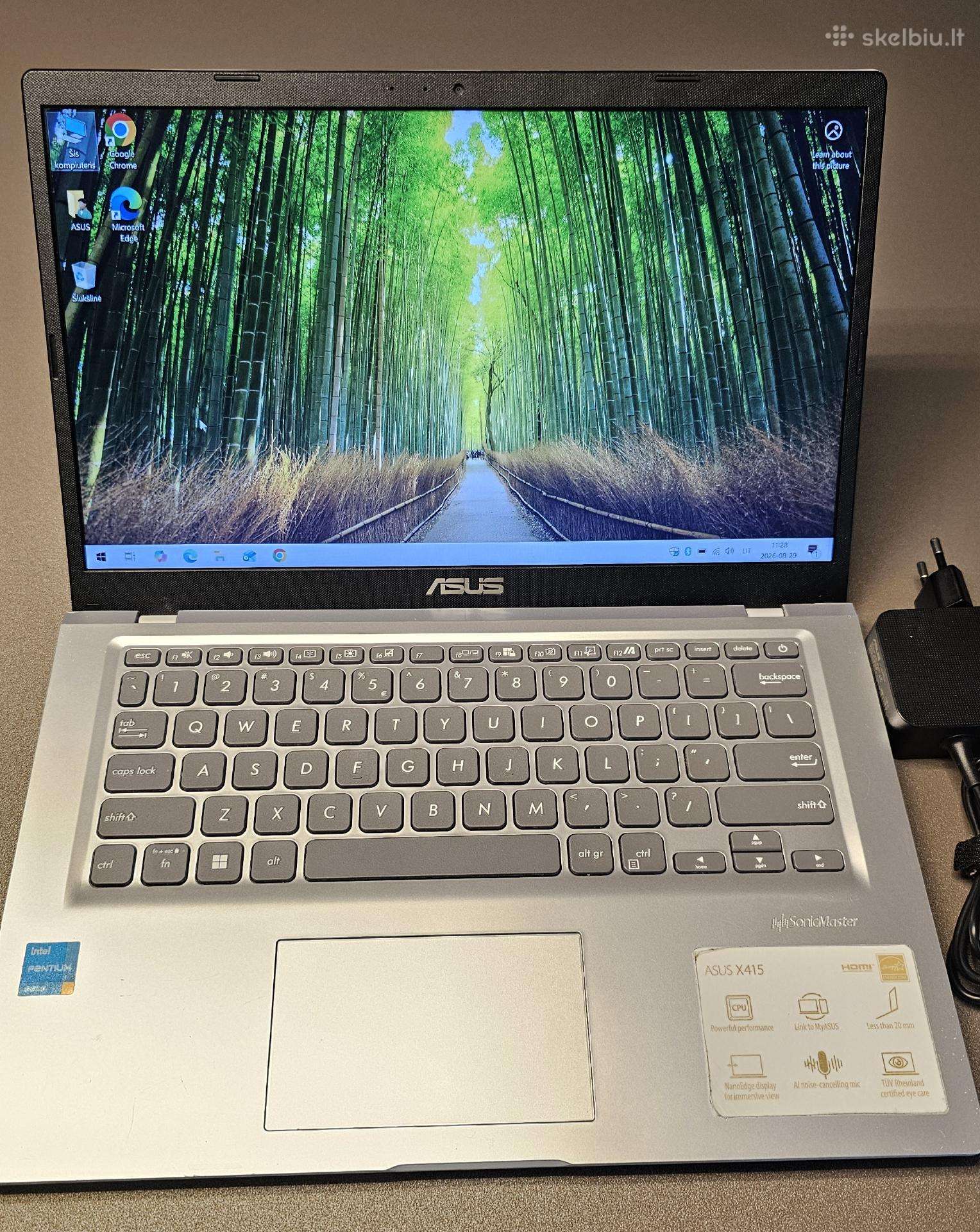 Asus X415 14.0" nešiojamas kompiuteris + krepšys