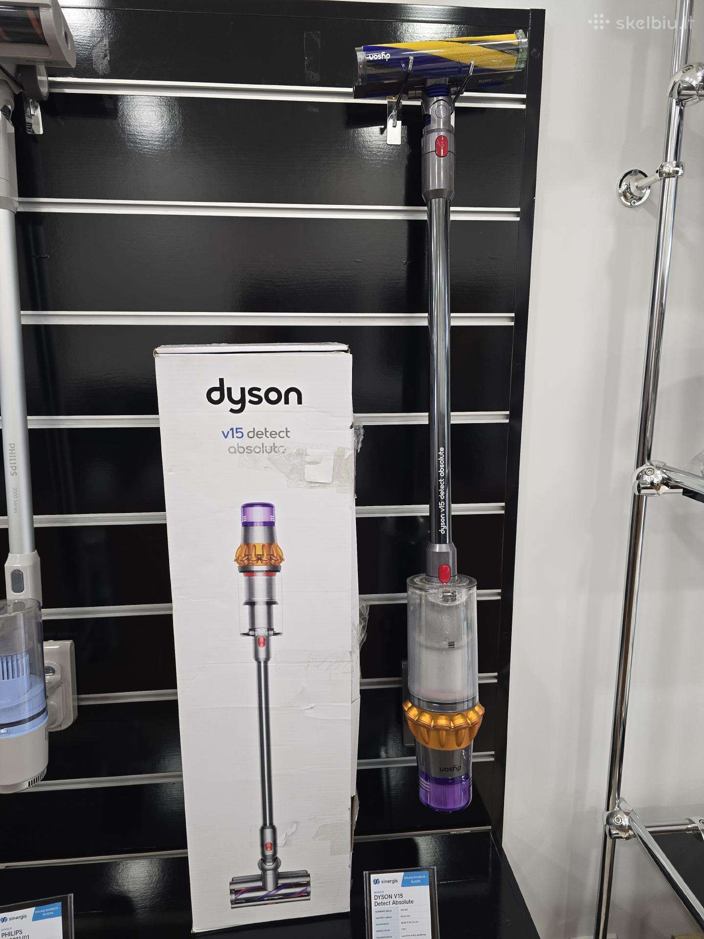 Dulkių siurblys šluota Dyson V15 Detect Absolute