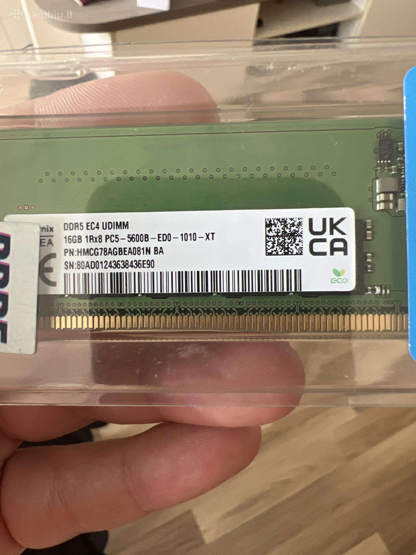 Sk Hynix 16gb Ddr5-5600 Ecc Udimm
