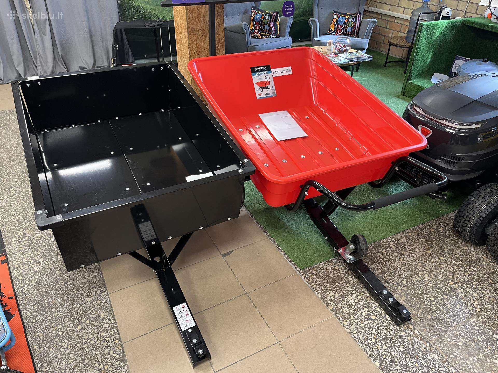 Priekabėles Traktoriukui Keturračiui iki 300kg