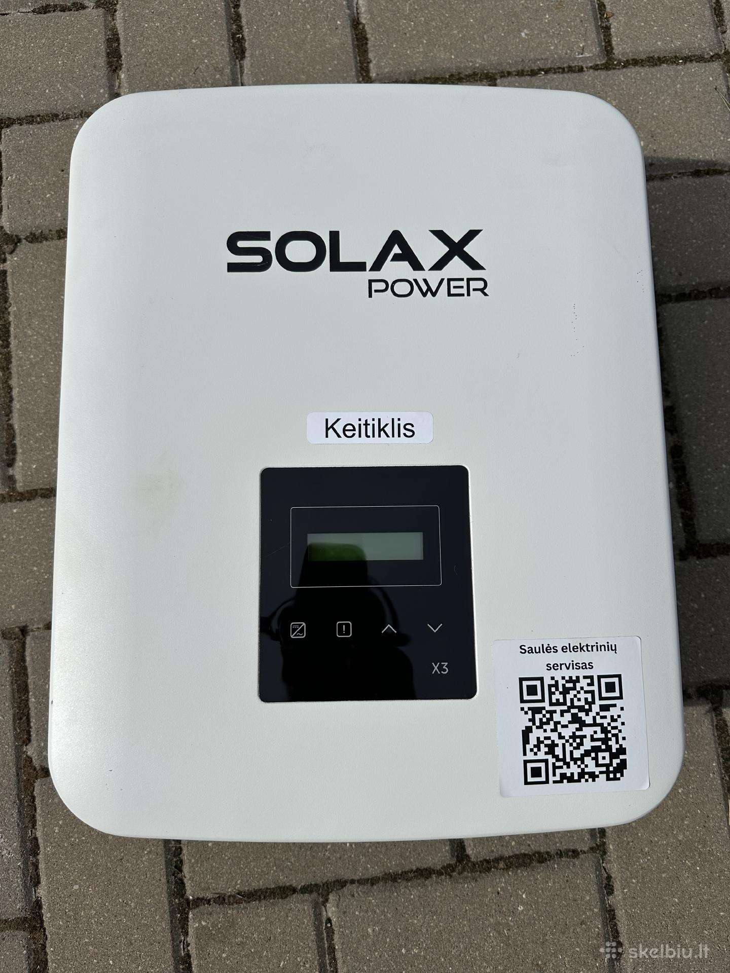 Trifazis 5kw Solax inverteris X3-mic-5k-2g