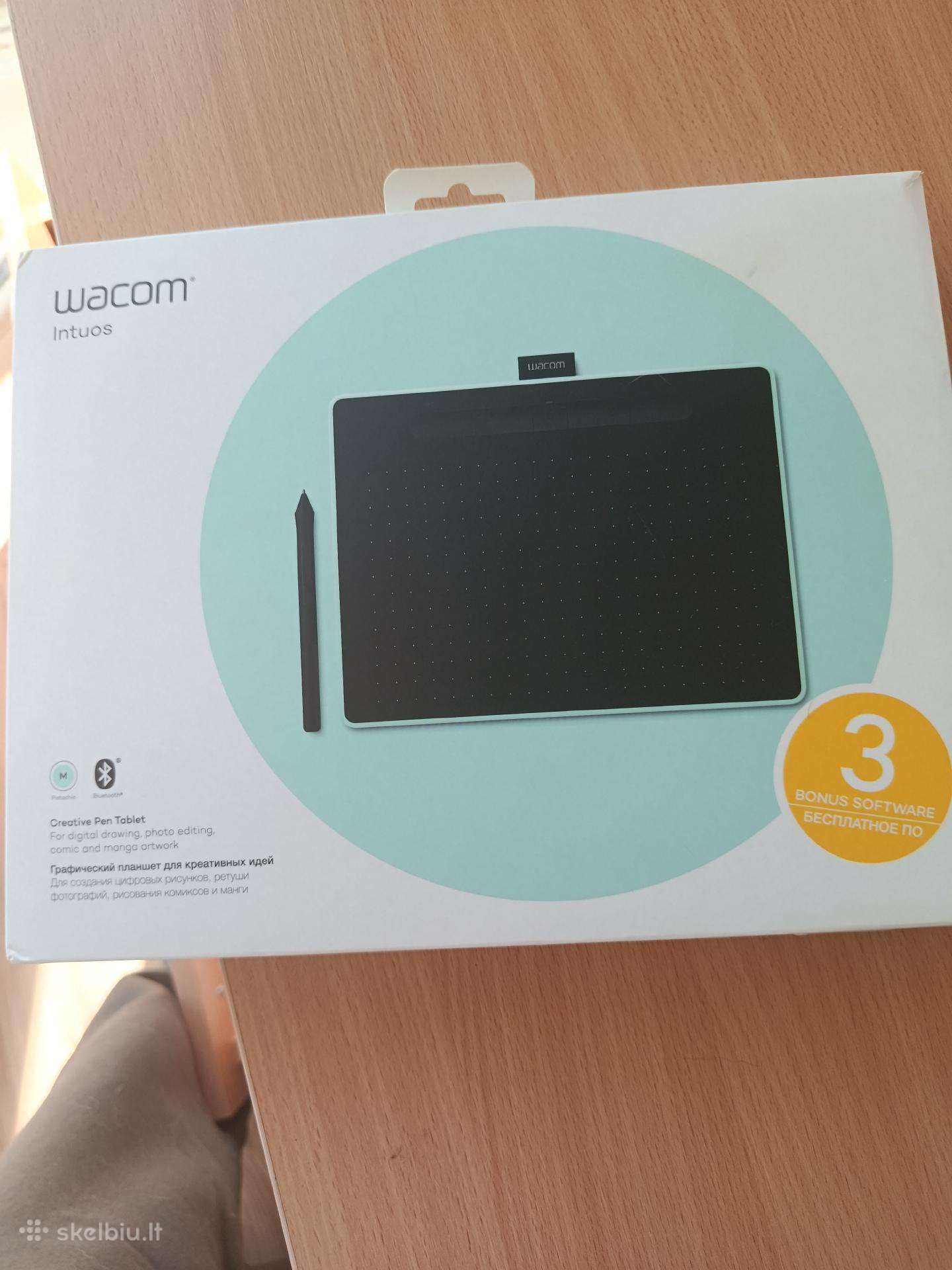 Nauja Wacom Intuos planšetė M Pistachio