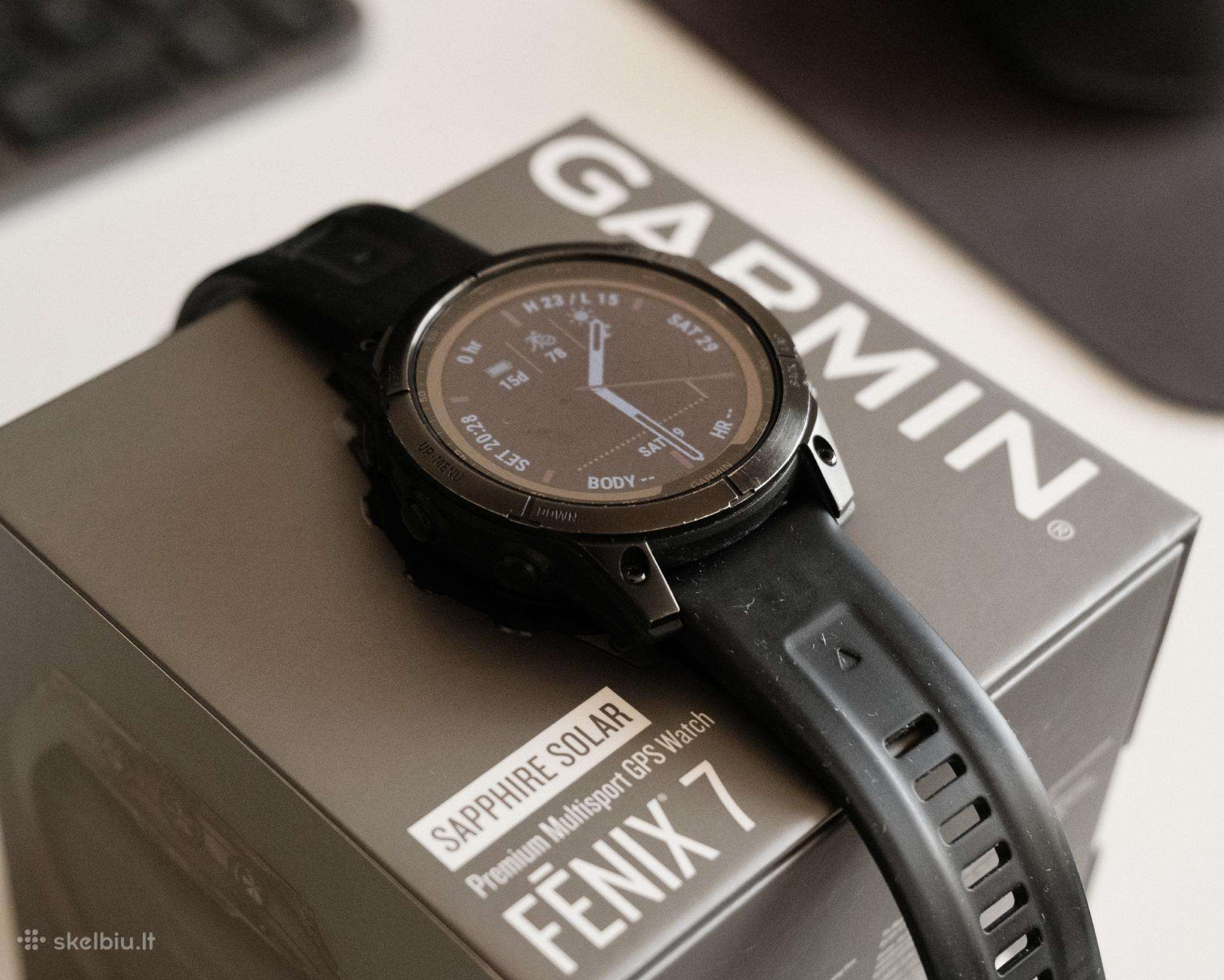 Garmin Fenix 7 Saphire solar, multiband, titanium