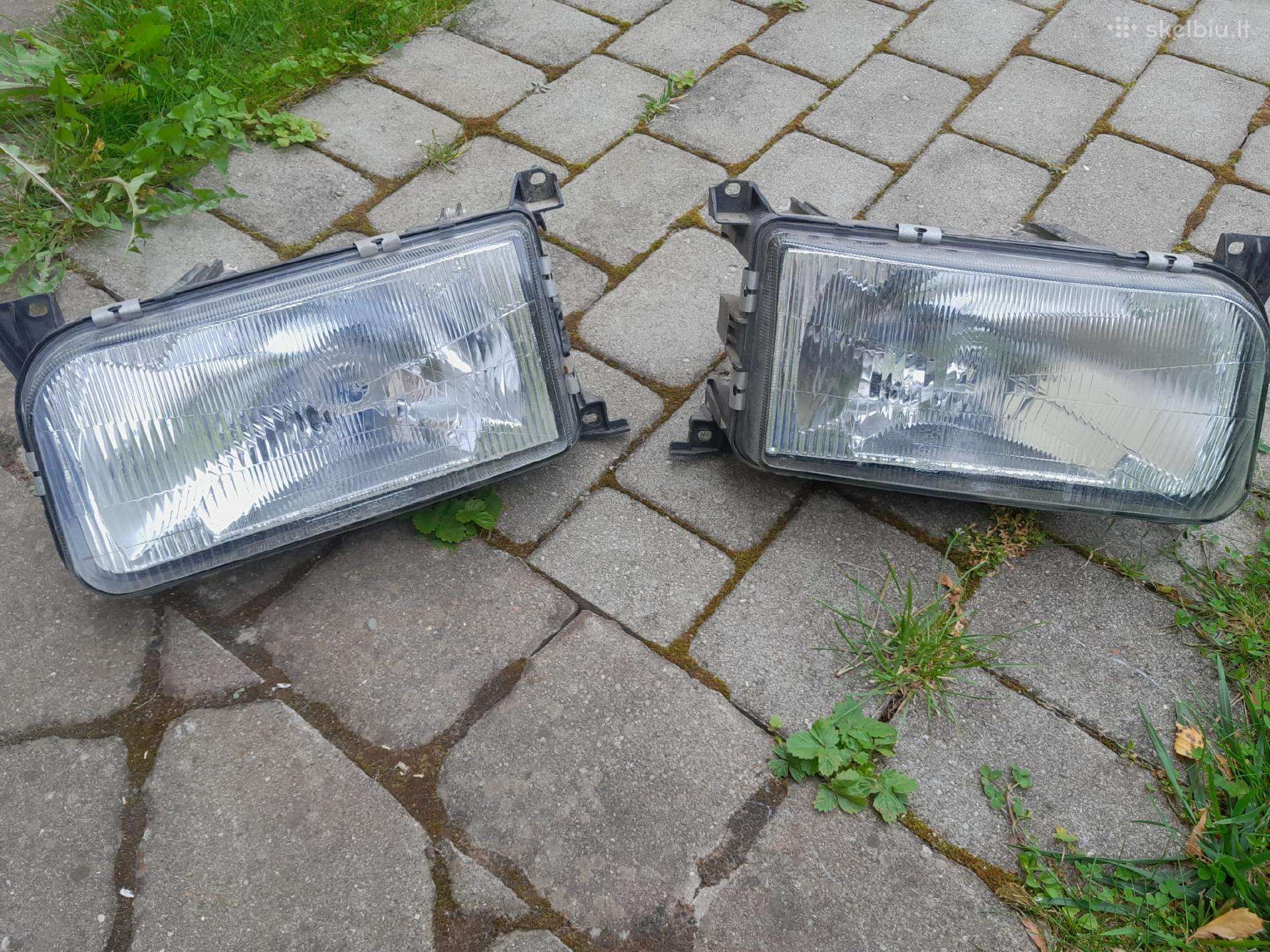 VW Passat B3 priekiniai žibintai
