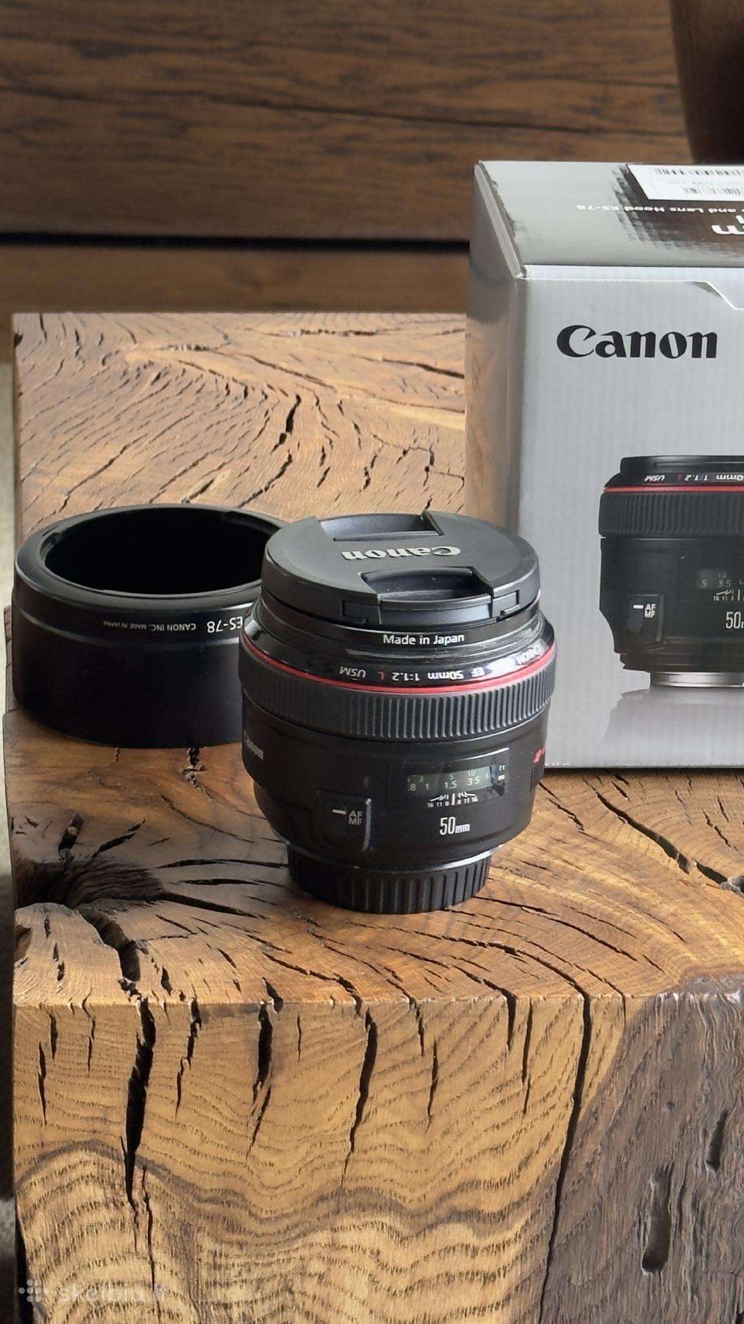 Naudotas Canon Ef 50mm F1.2 Usm L