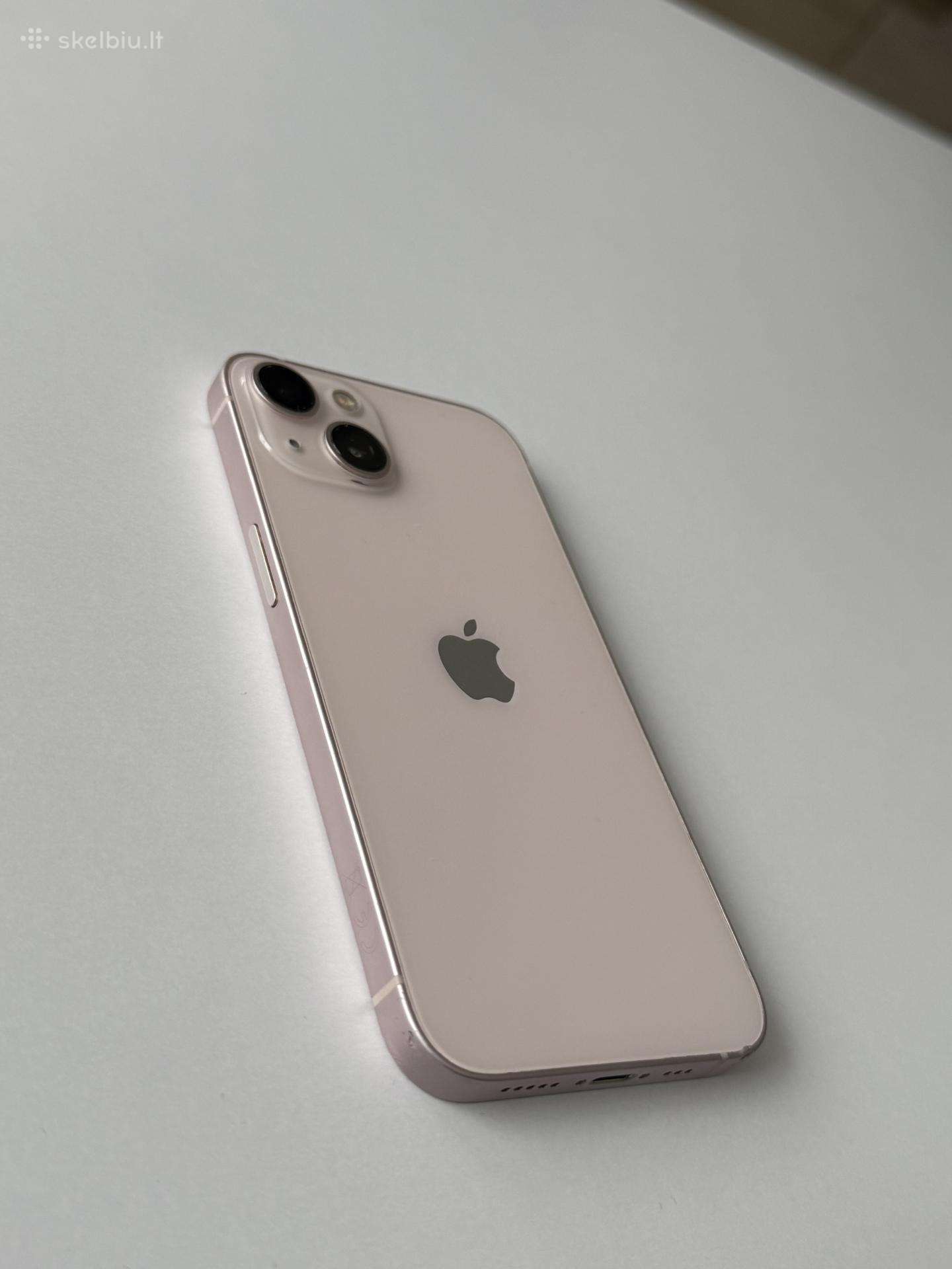 Parduodamas iPhone 13 128 GB, rožinės spalvos