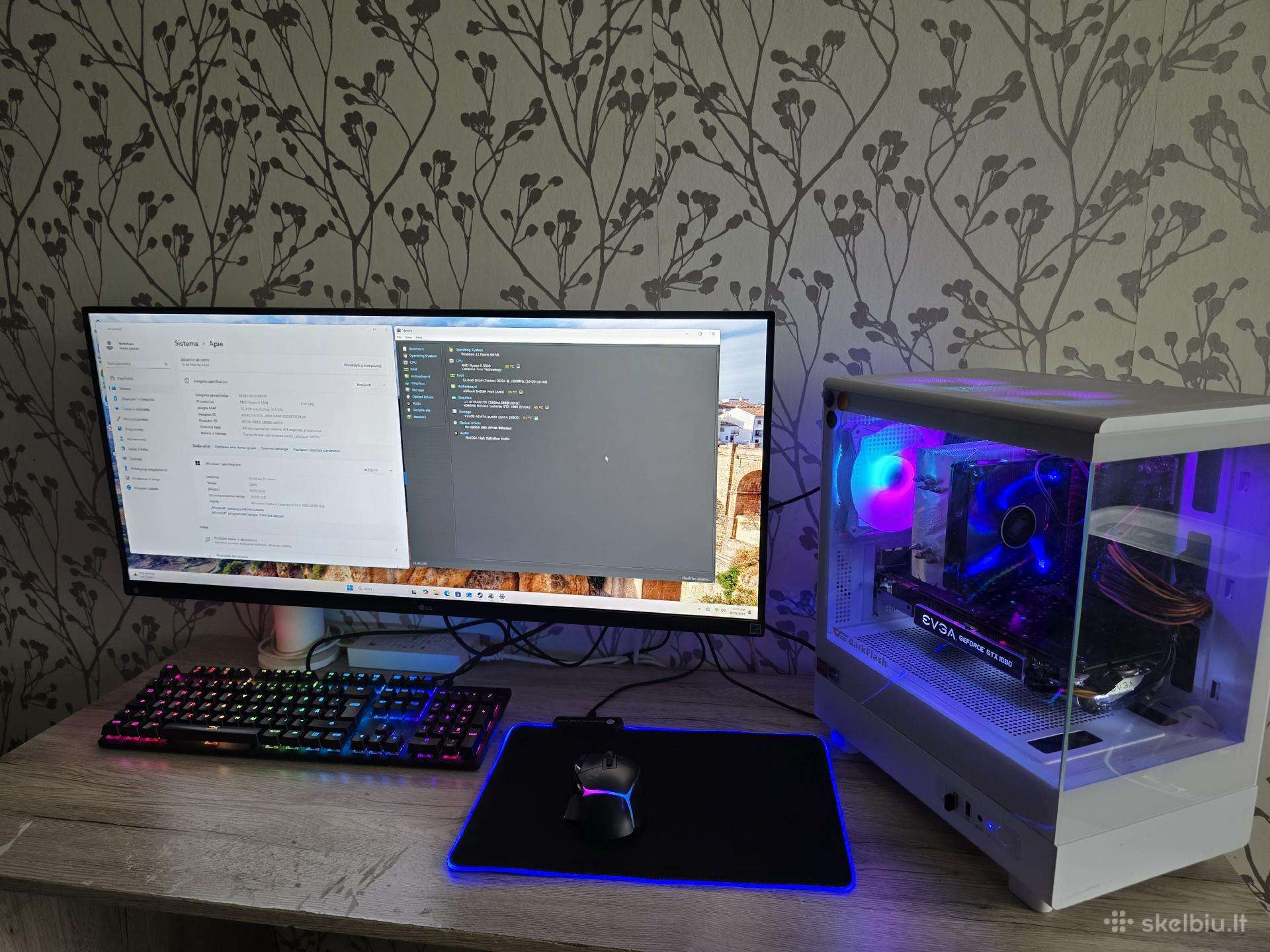 Parduodu Ryzen 5 5500 / 32gb RAM / Gtx 1080