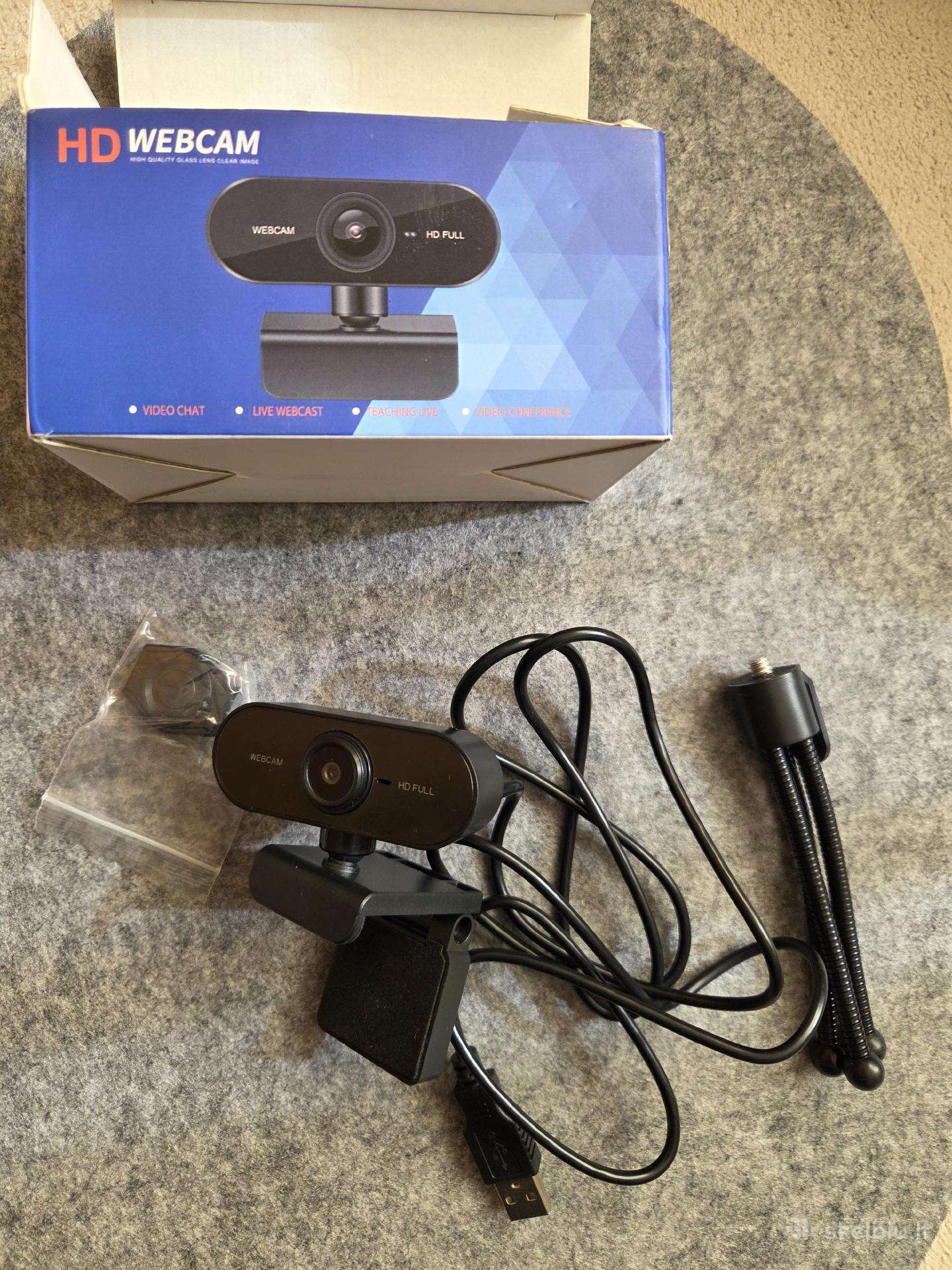 Full HD Usb internetinė vaizdo kamera (Webcam)