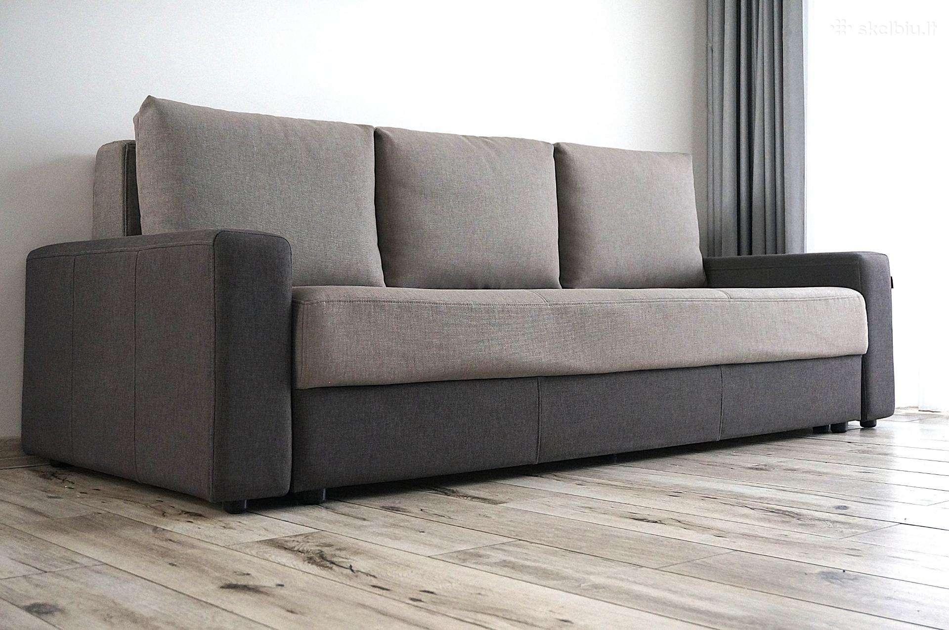 Magres-baldai Plati sofa-lova+galimas Pristatymas