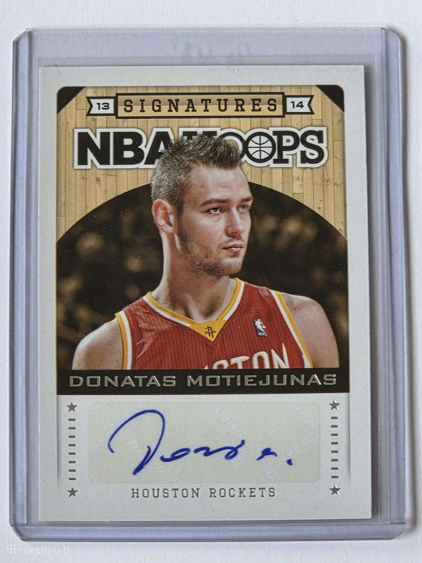 2013-14 Hoops Donatas Motiejunas Auto