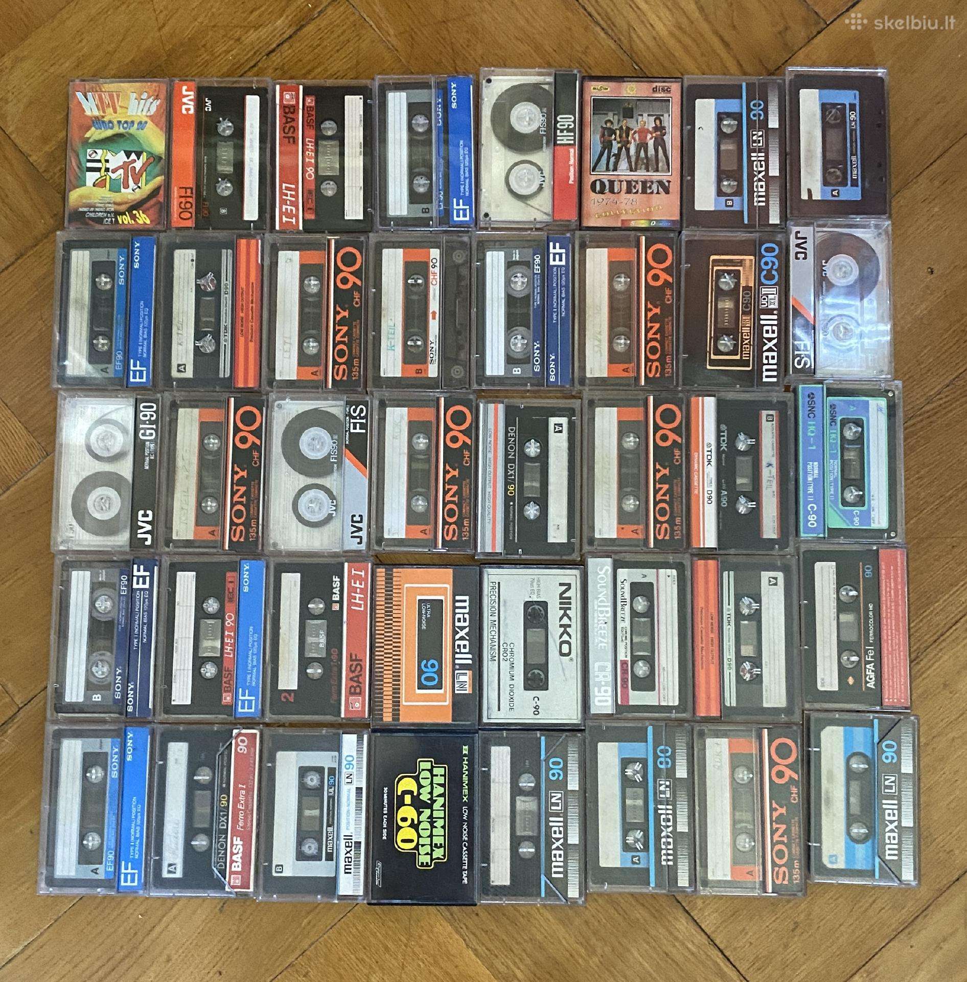 Nupirksiu dėžę senų audio kasečių