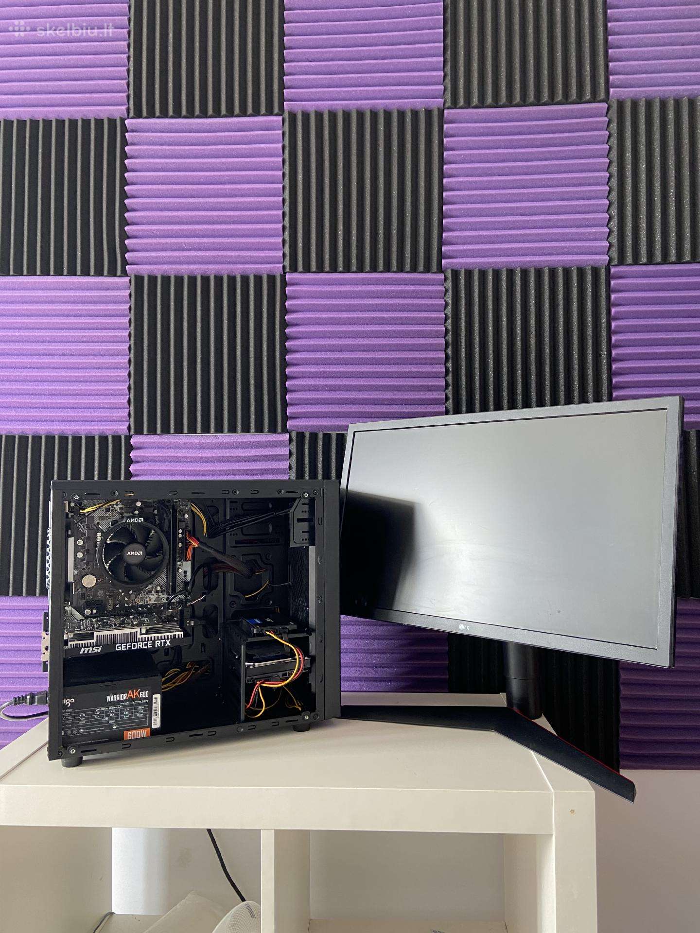Stacionarus Kompiuteris Su Monitorium 144hz