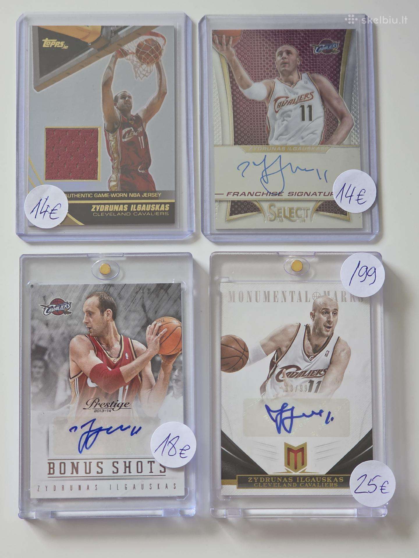 Zydrunas Ilgauskas Auto Jersey mix
