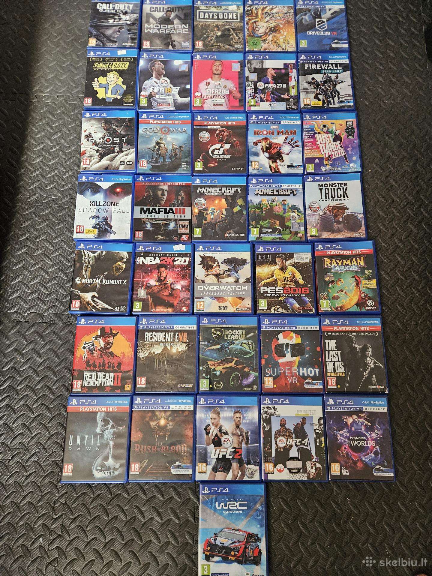 Įvairūs ps4 žaidimai