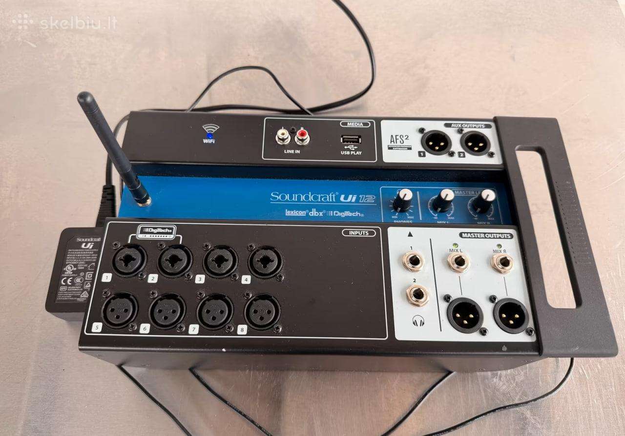 Soundcraft Ui12 skaitmeninis mikšeris