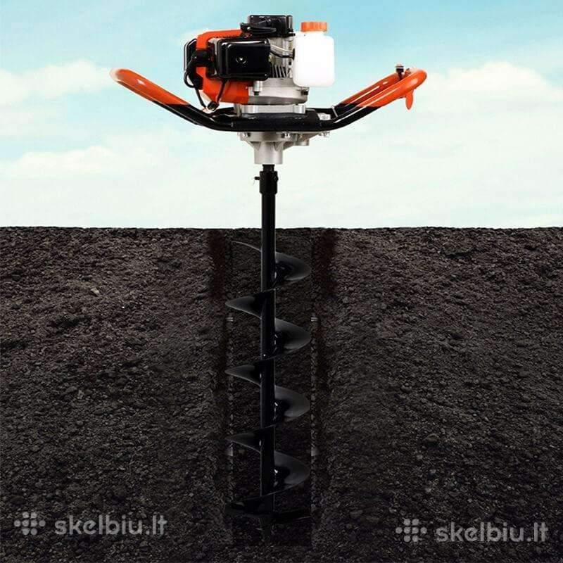 Benzininis grąžtas žemei (naujas)