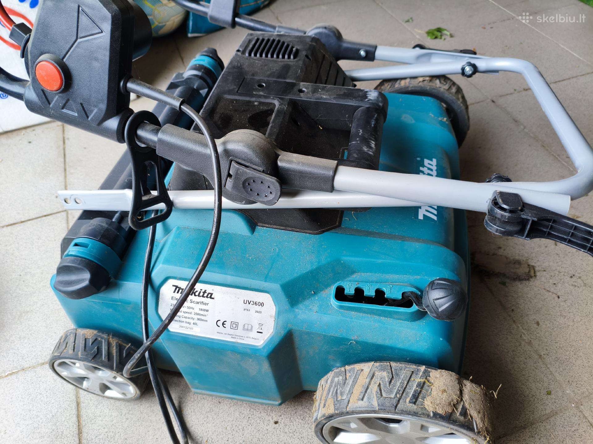 Makita Uv3600 elektrinis skarifikatorius / aerator