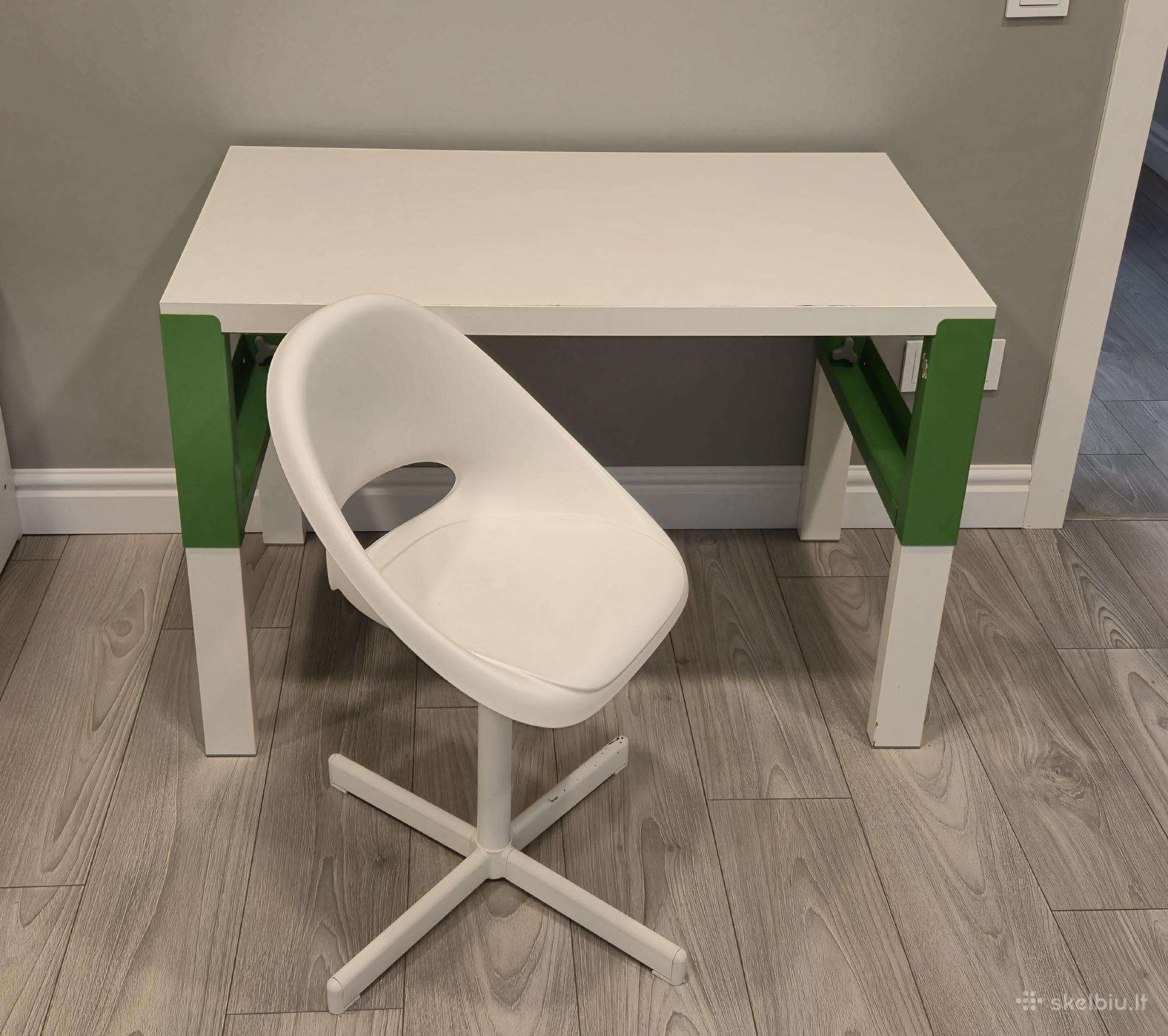 Ikea reguliuojamas vaikiškas stalas Phl ir kėdė