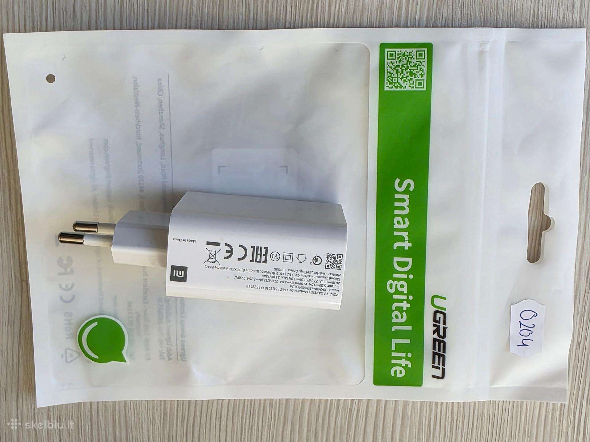 Xiaomi charger 33w originalus naudotas 0204