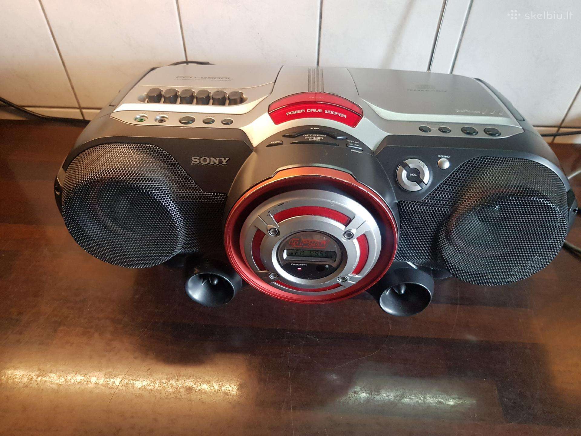 Sony cfd-g500l muzikinis centras