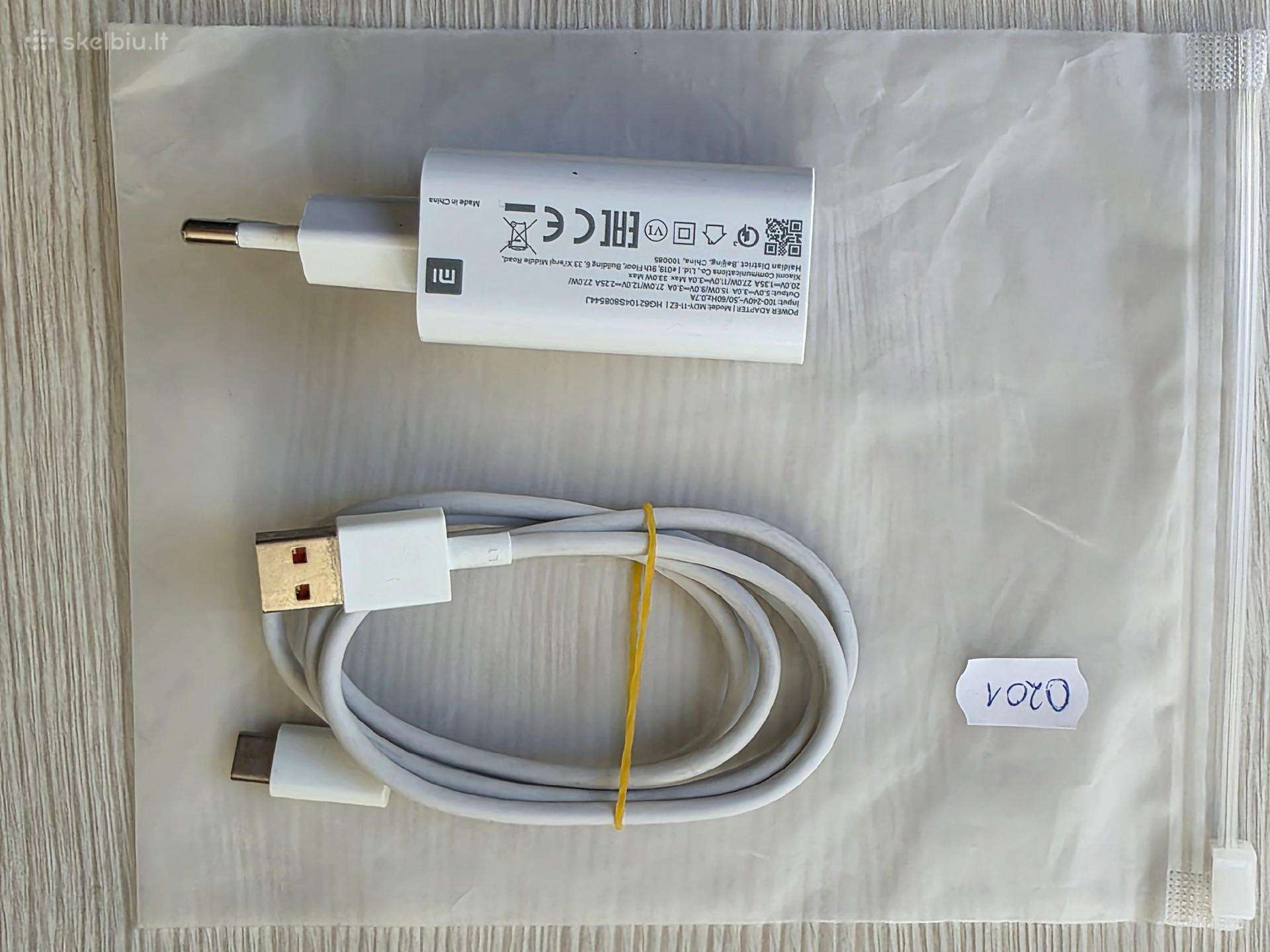 Xiaomi charger 33w with cable originalus naudo