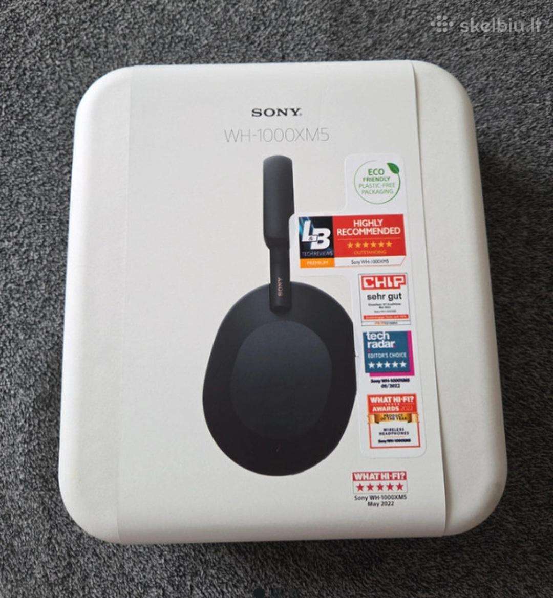Sony Wh-1000xm5 belaidės ausinės, naujos