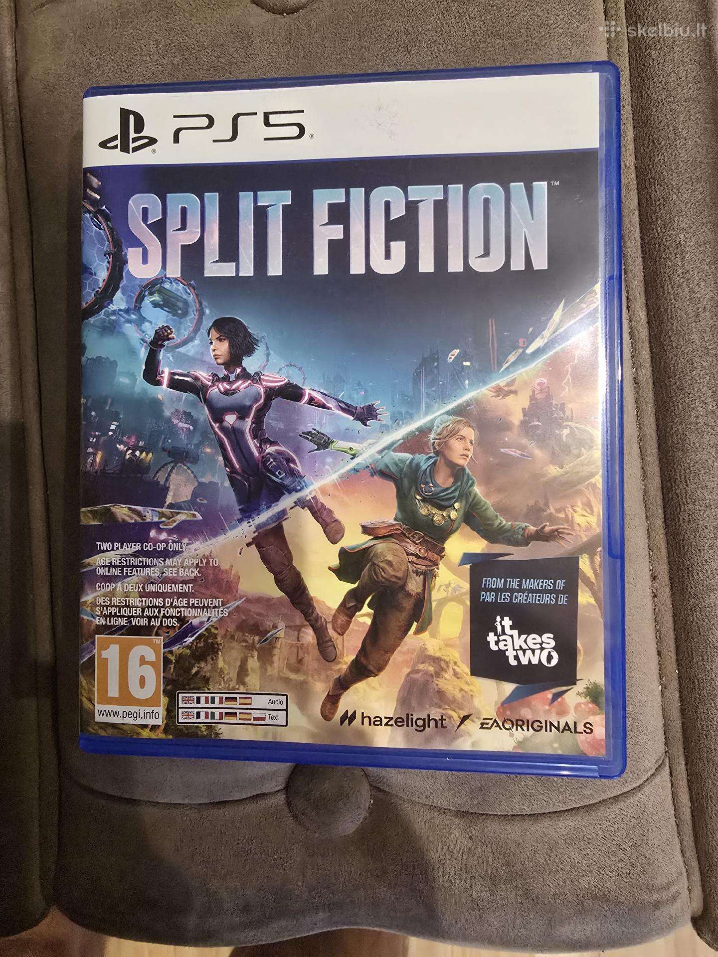 Parduodame praktiškai naują Split Fiction Ps5