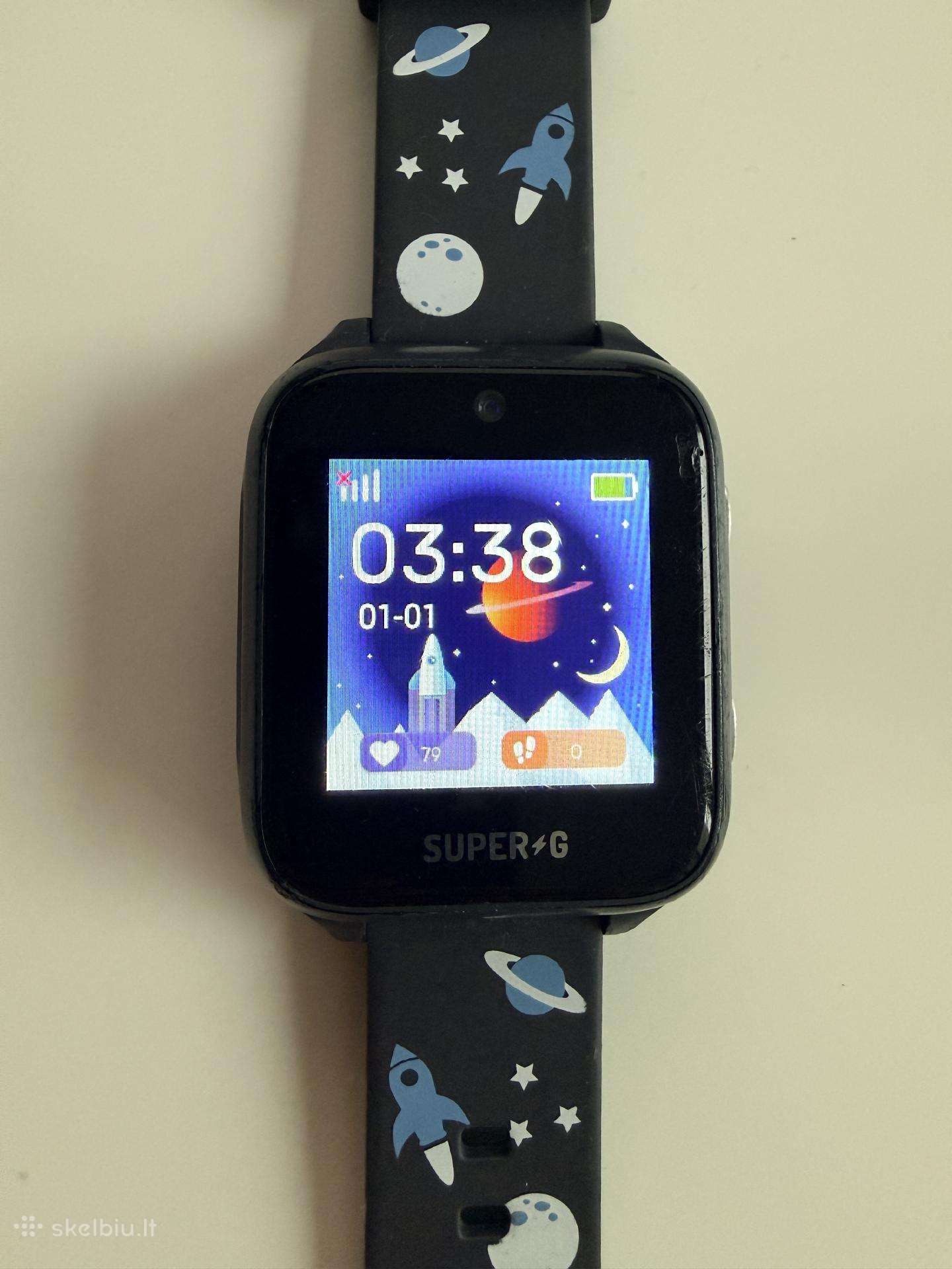 Super-g Active Pro vaikiškas GPS laikrodis