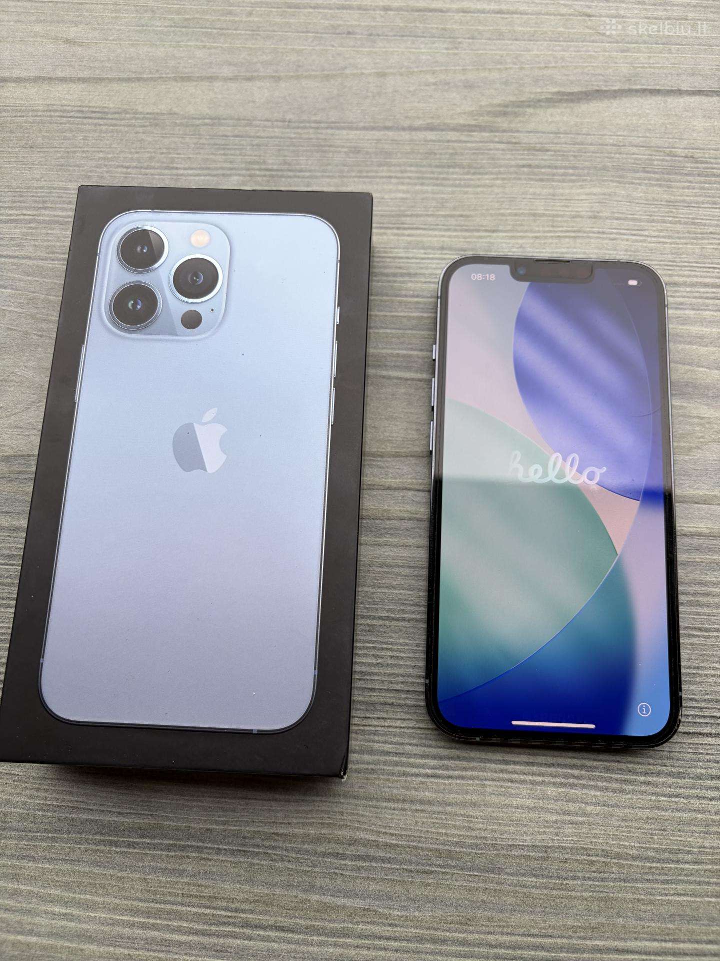 iPhone 13 Pro 256 GB (Sierra Blue spalva)