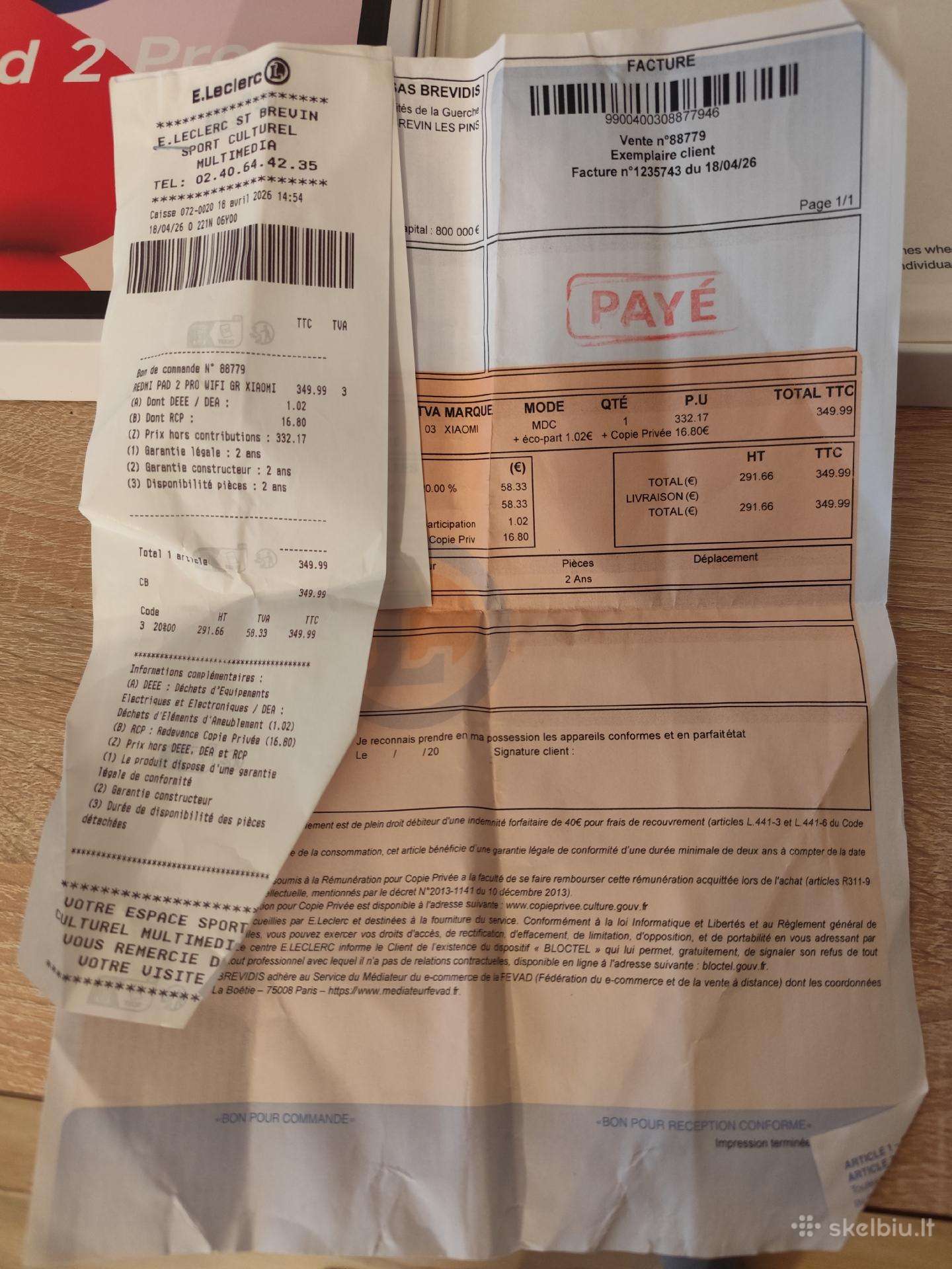 Parduodu Redmi Pad 2 Pro.