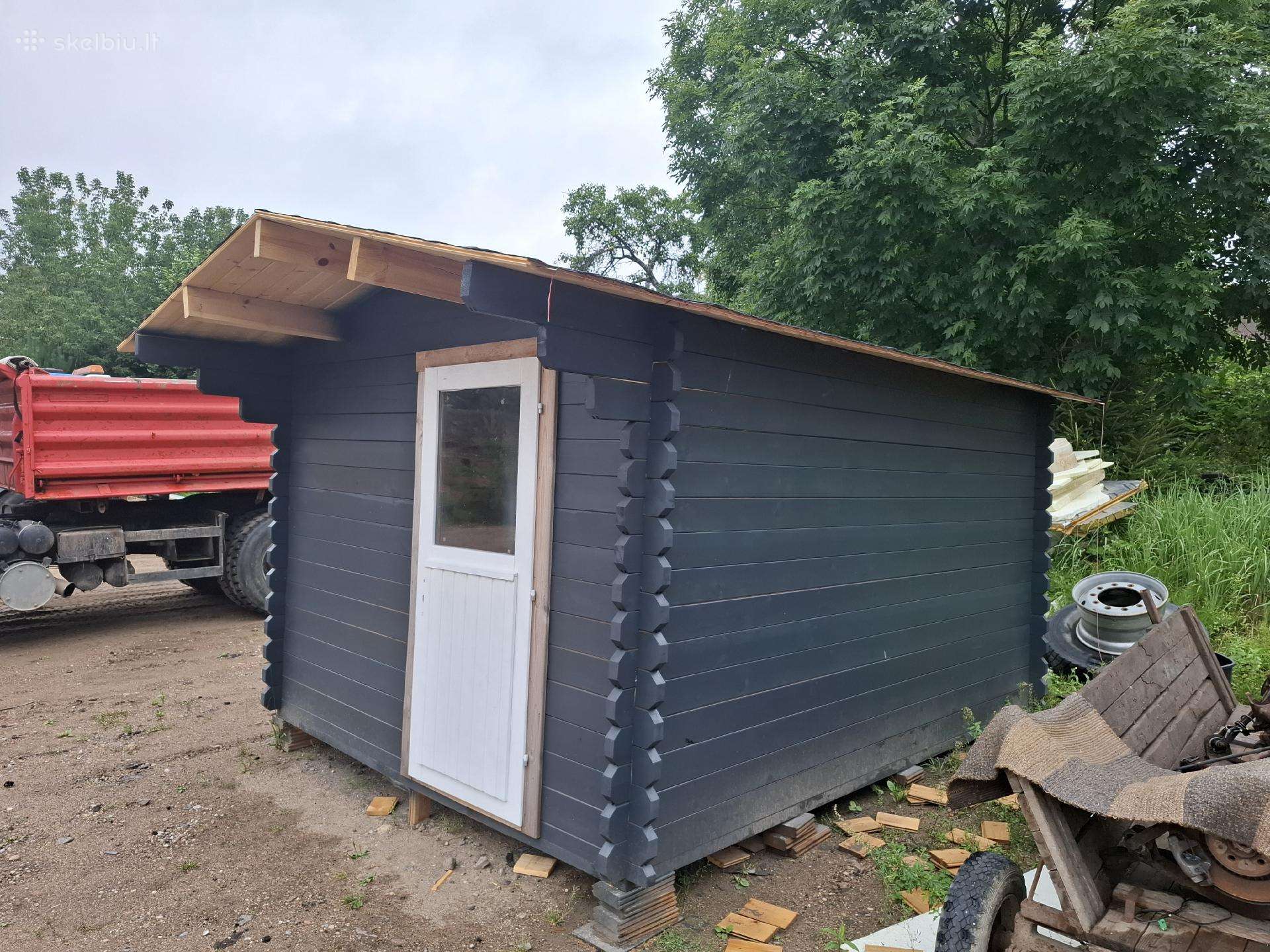 Sandėliukas 3x4m storom 44mm sienom