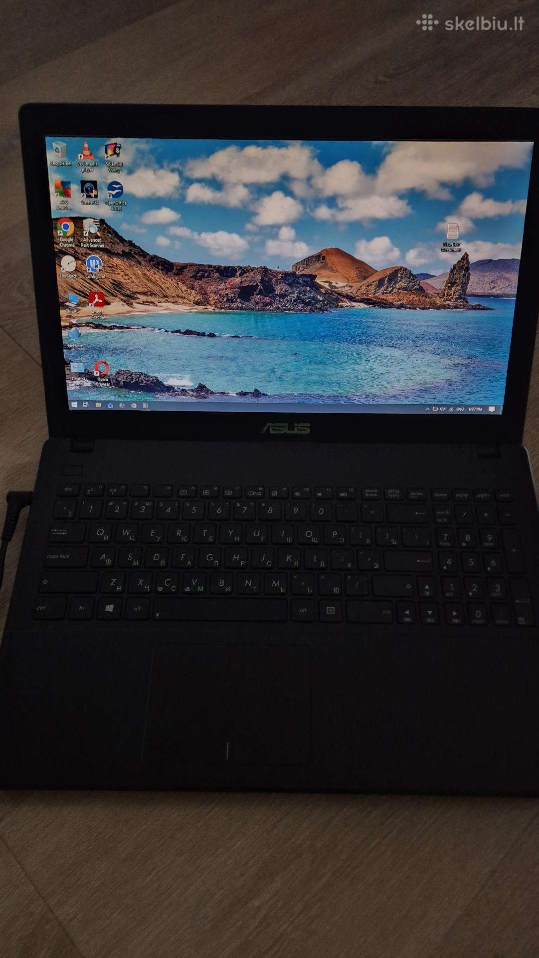 Asus X551ca nešiojamas kompiuteris