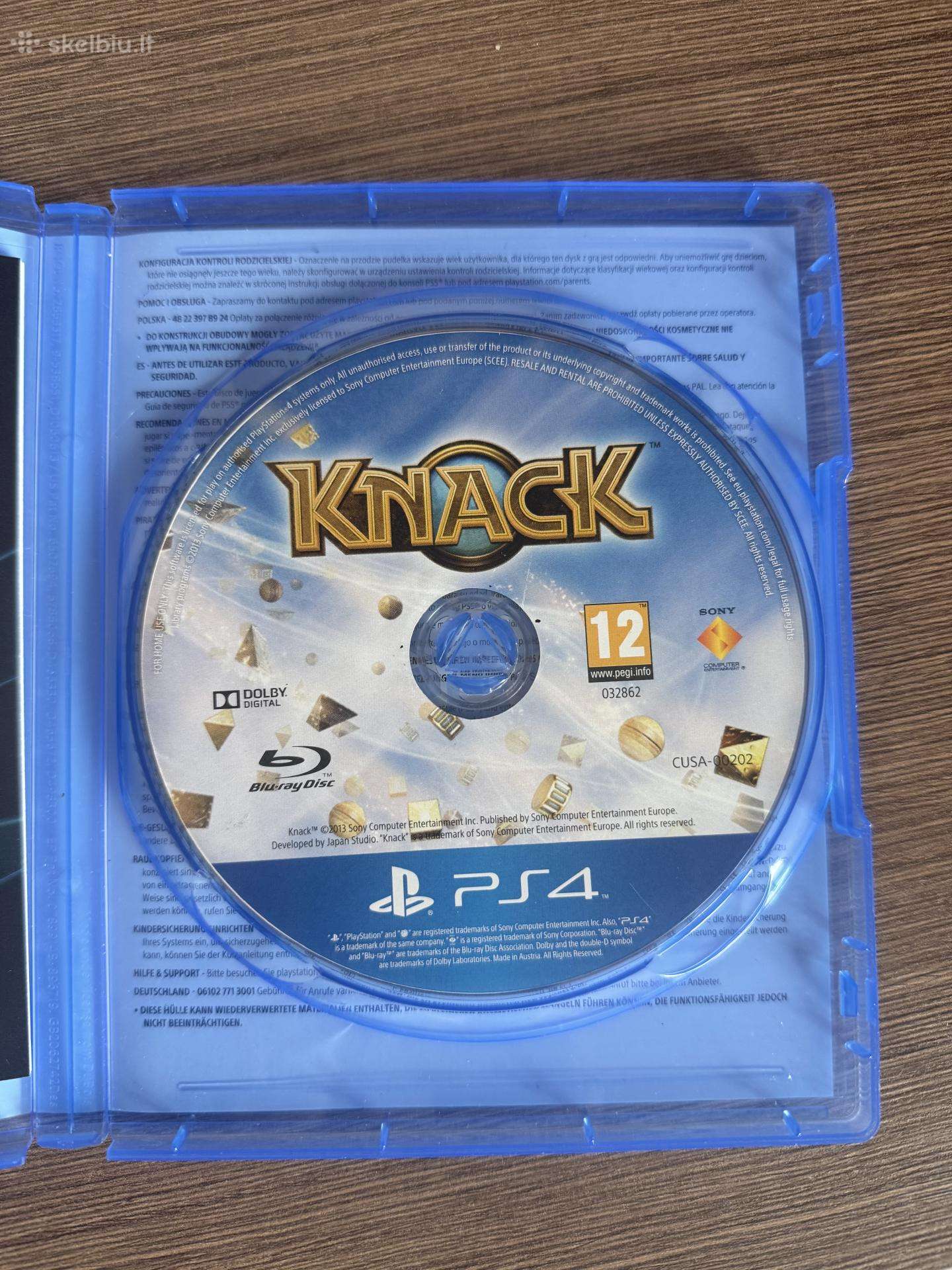 Knack žaidimas Ps4-ps5