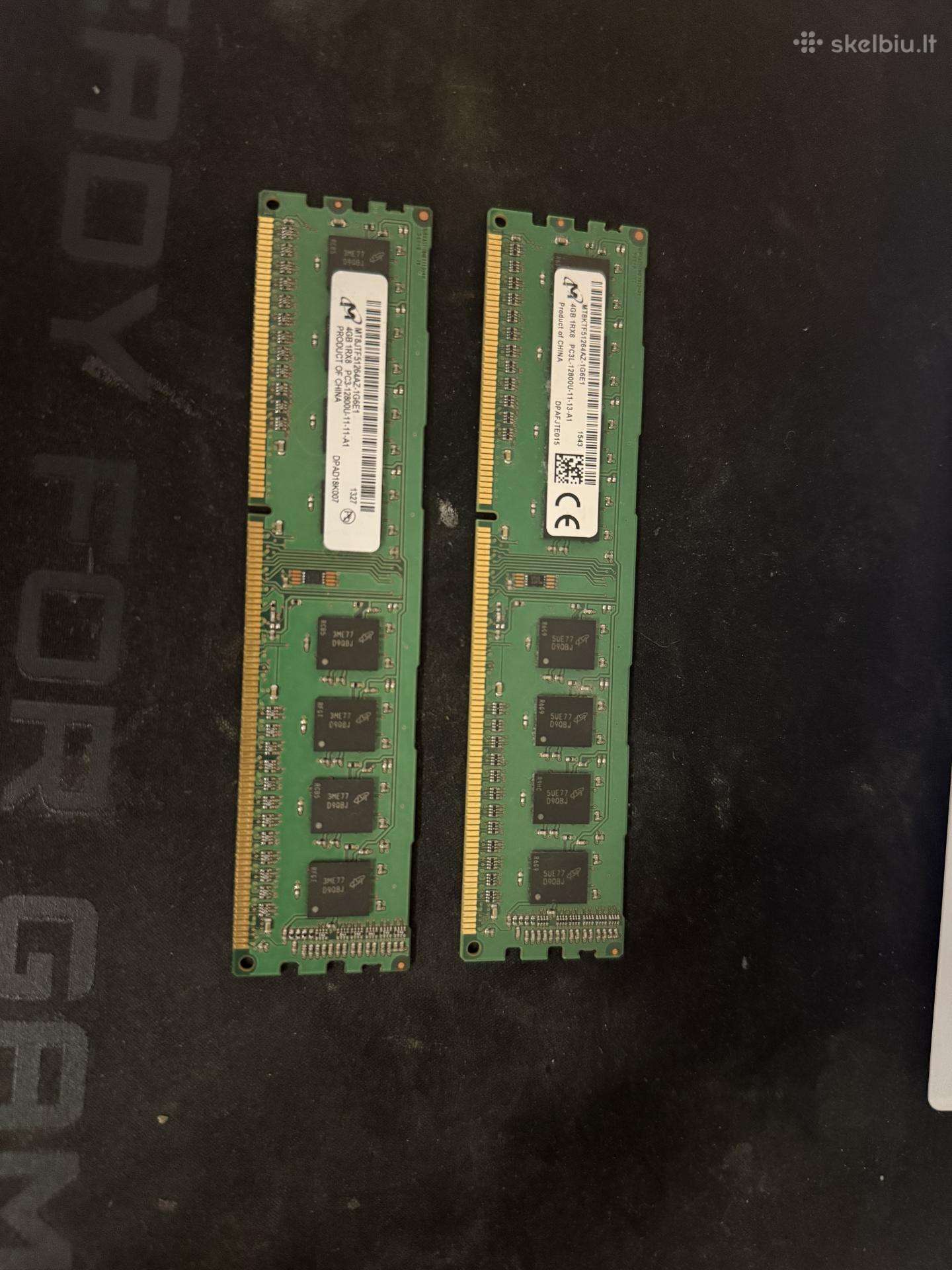 Ddr 3 1600mhz 2x4gb