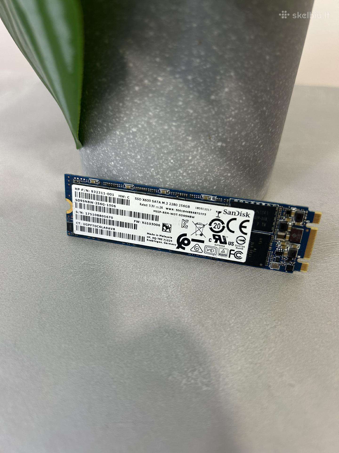 Sandisk m.2 SSD 256gb