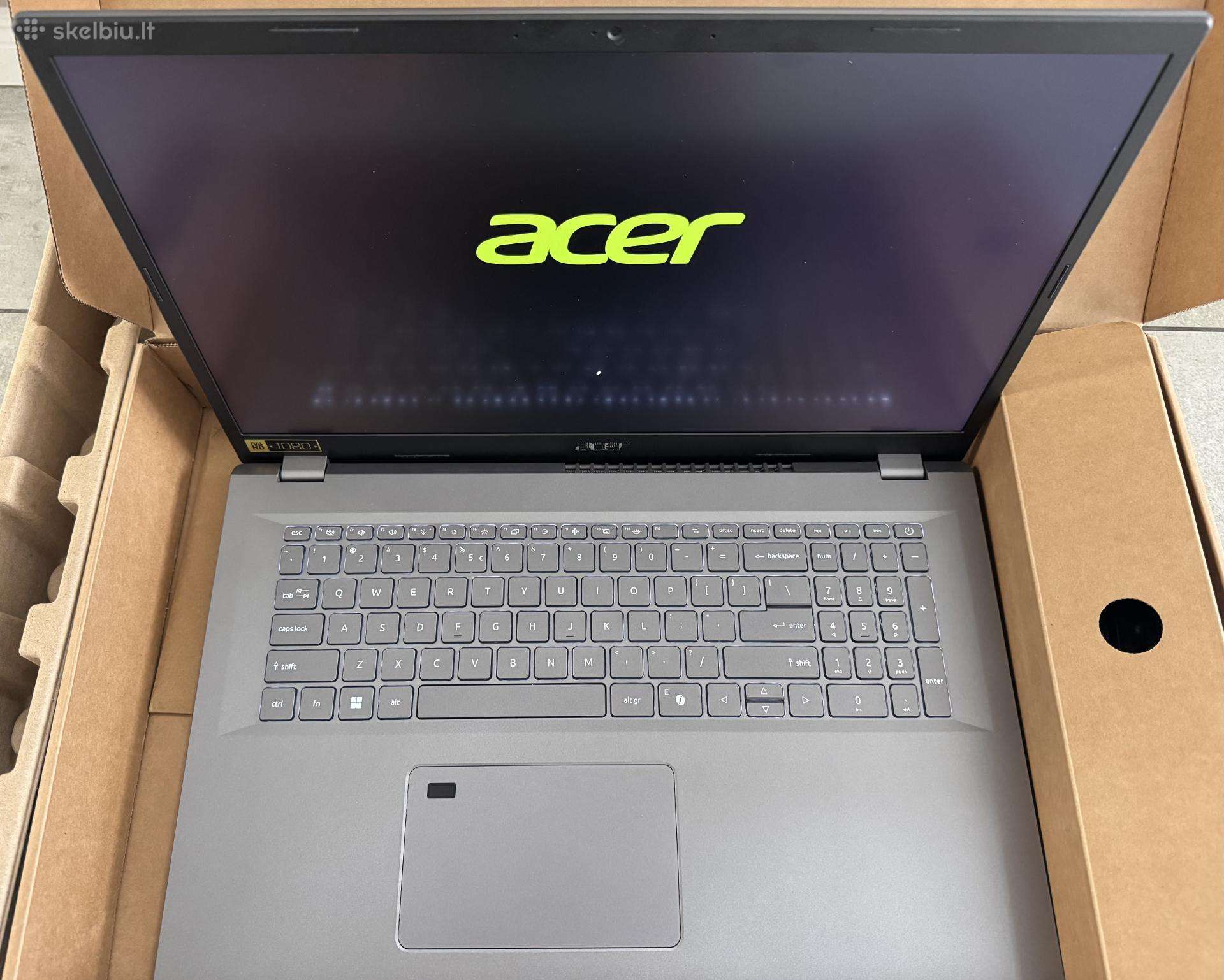 Naujas Acer Aspire 17 - inch Rtx 2050, 1tb