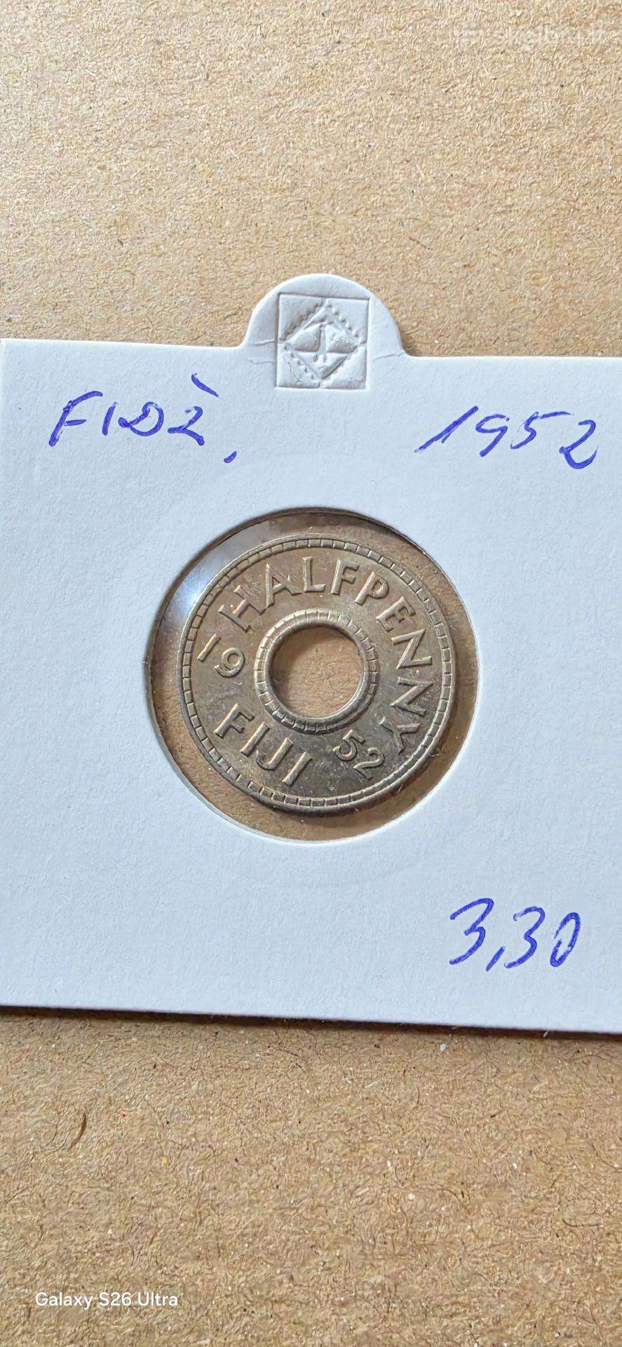 Fidźi pusė penso 1952