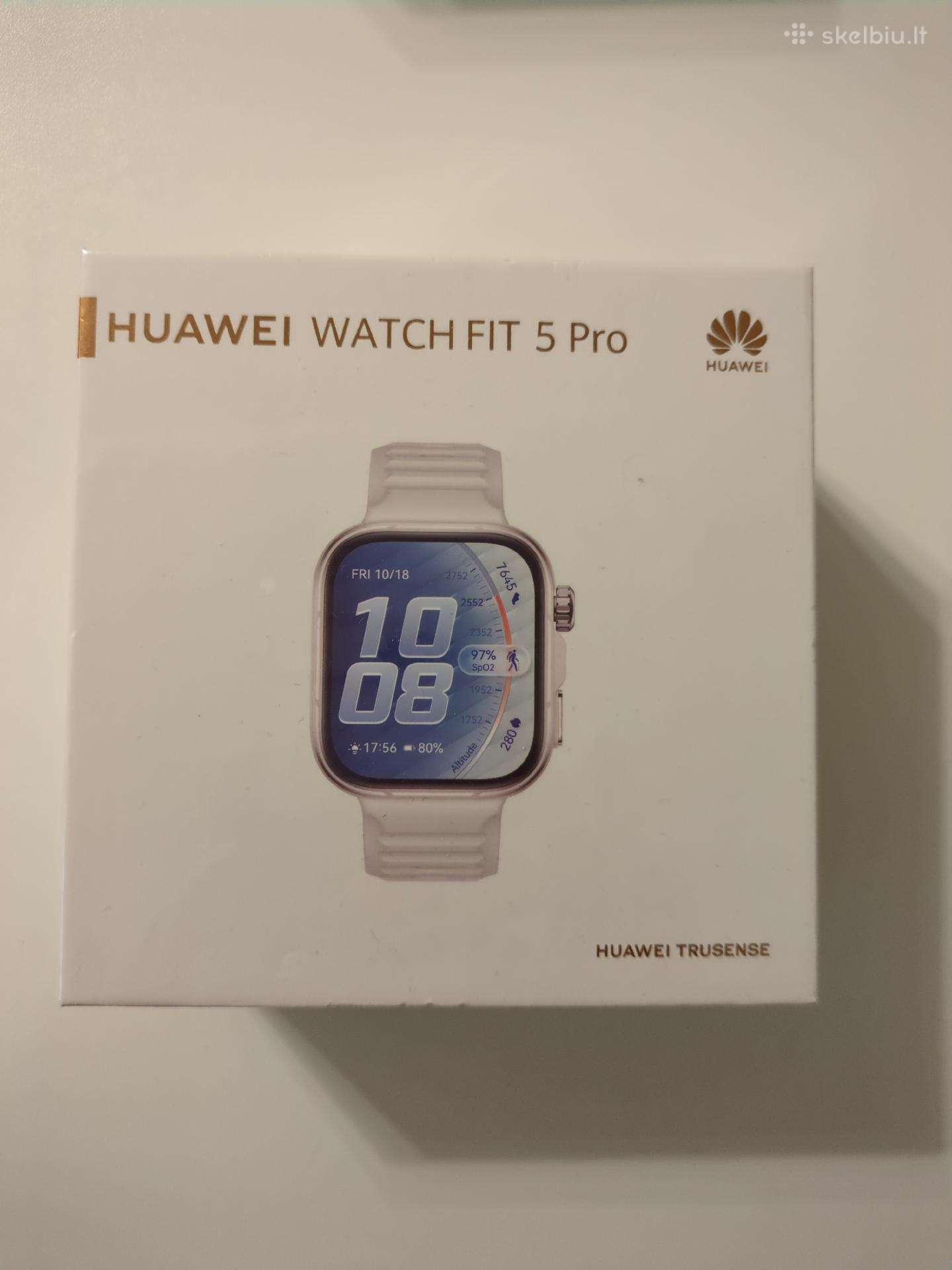 Naujas Huawei Watch Fit 5 Pro (Baltas)