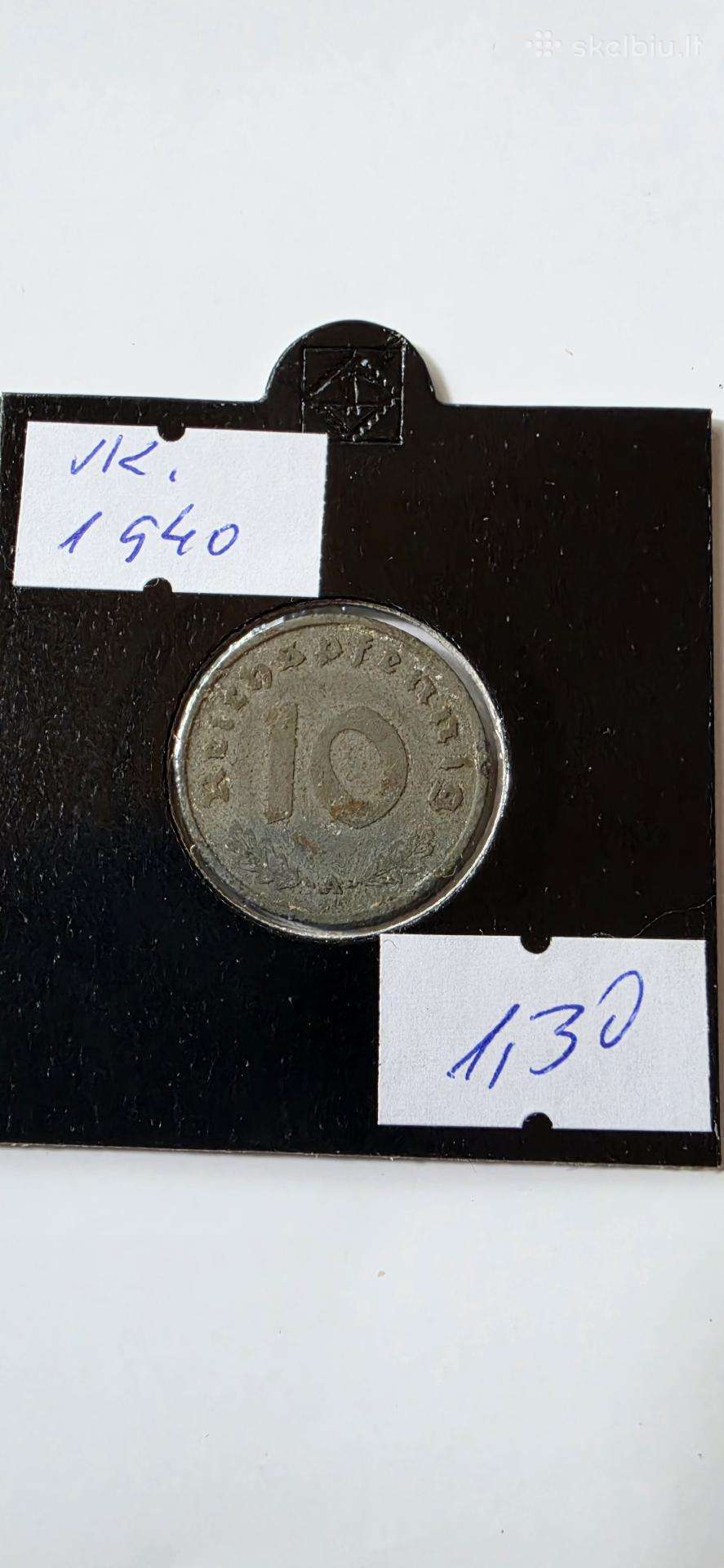 Vokietija 10 pfeningių 1940