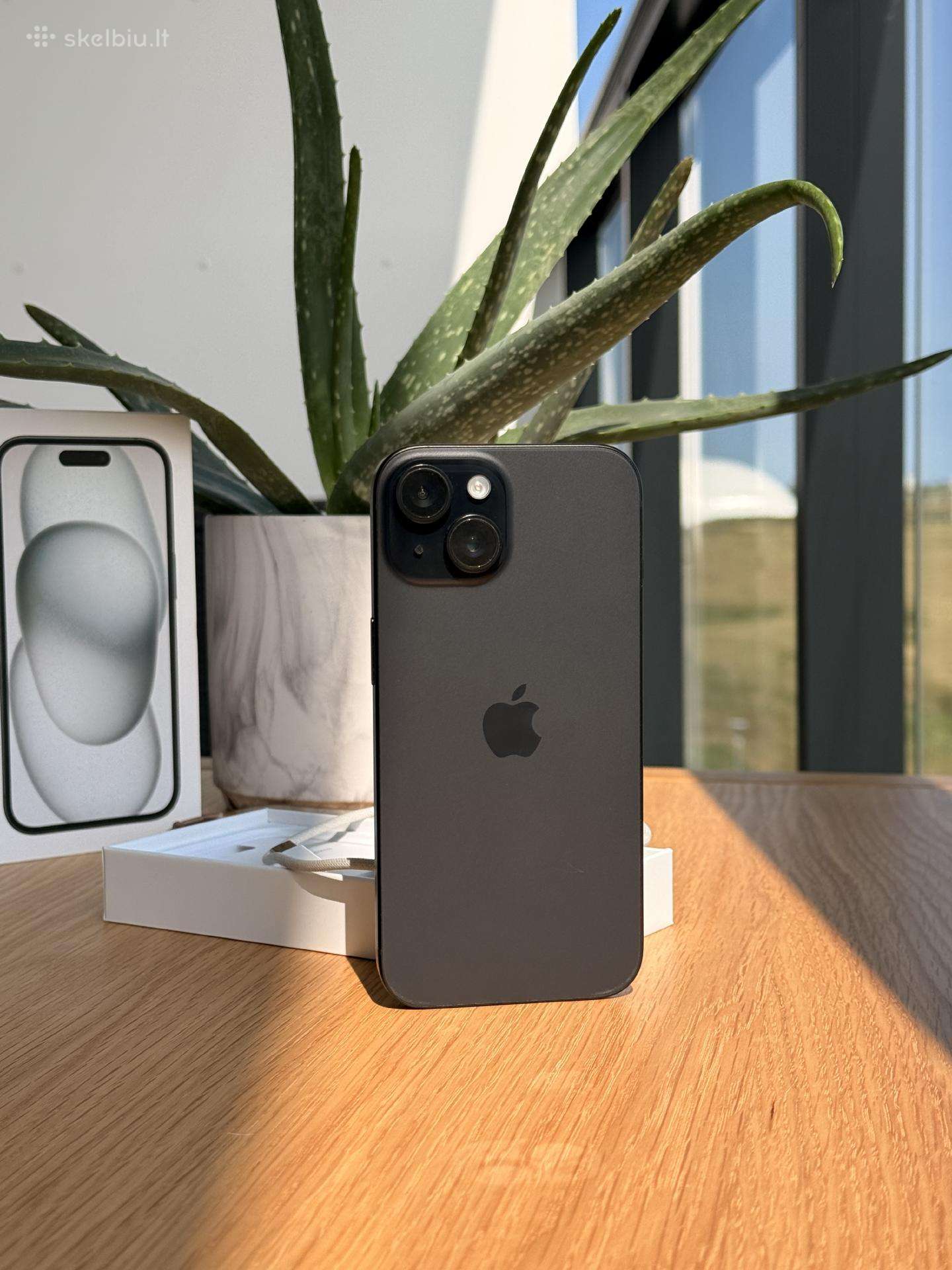 iPhone 15 128gb idealios būklės 88%