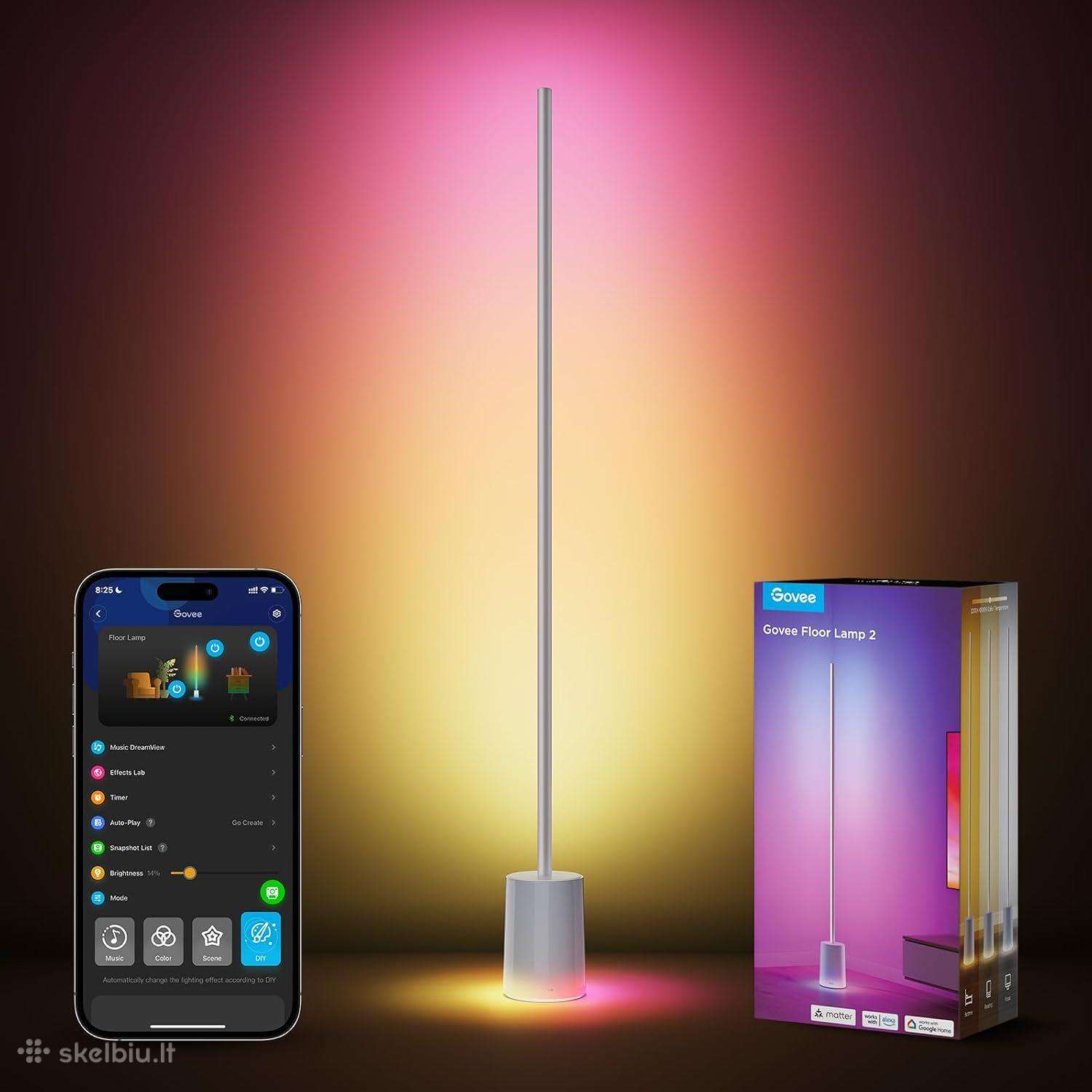 Stovima LED lempa / toršeras Govee Rgbic 1700 Lum