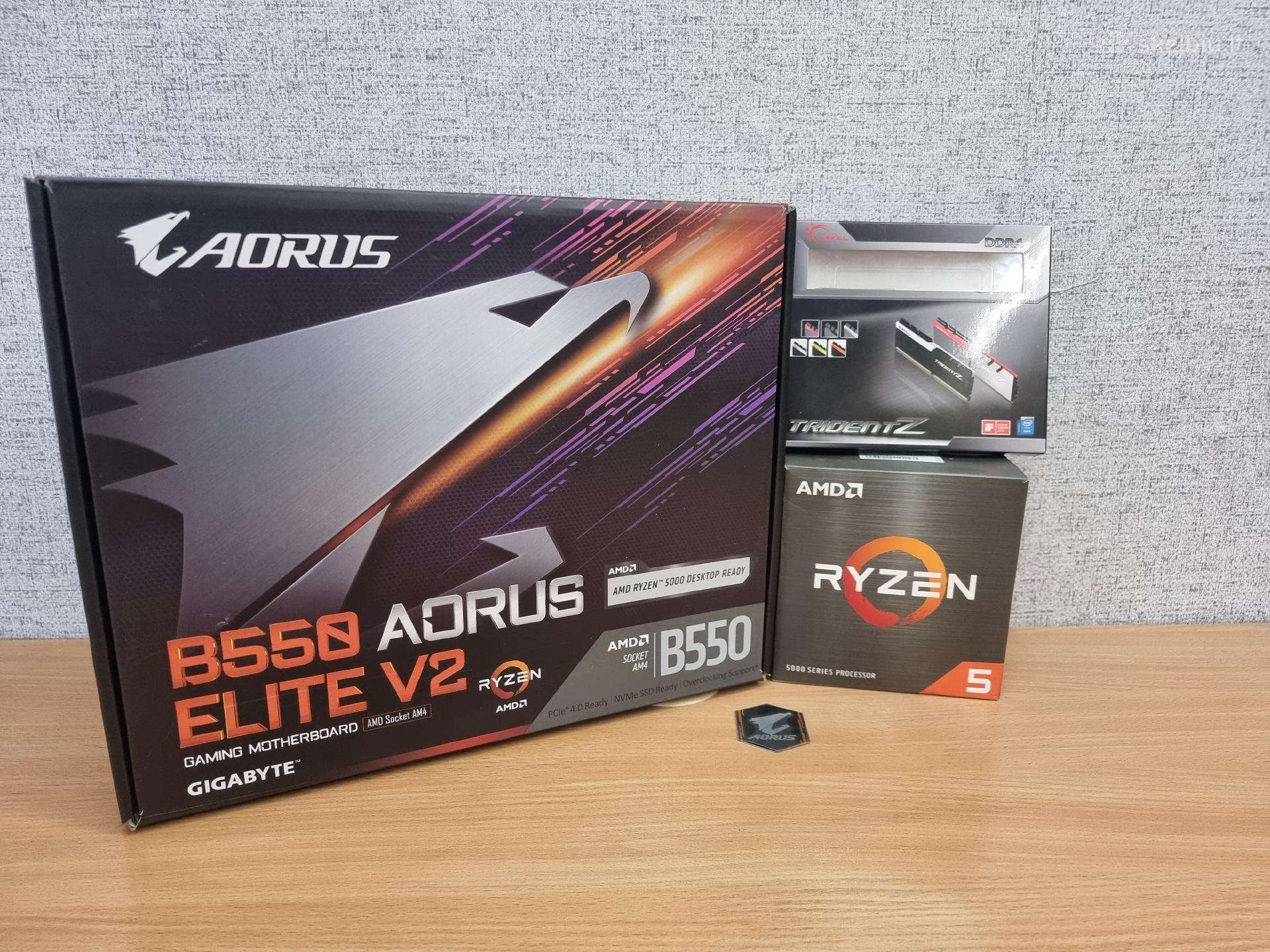 Ryzen 5 5600x+ B550 Aorus V2 + G.skill 2x8 4000mhz