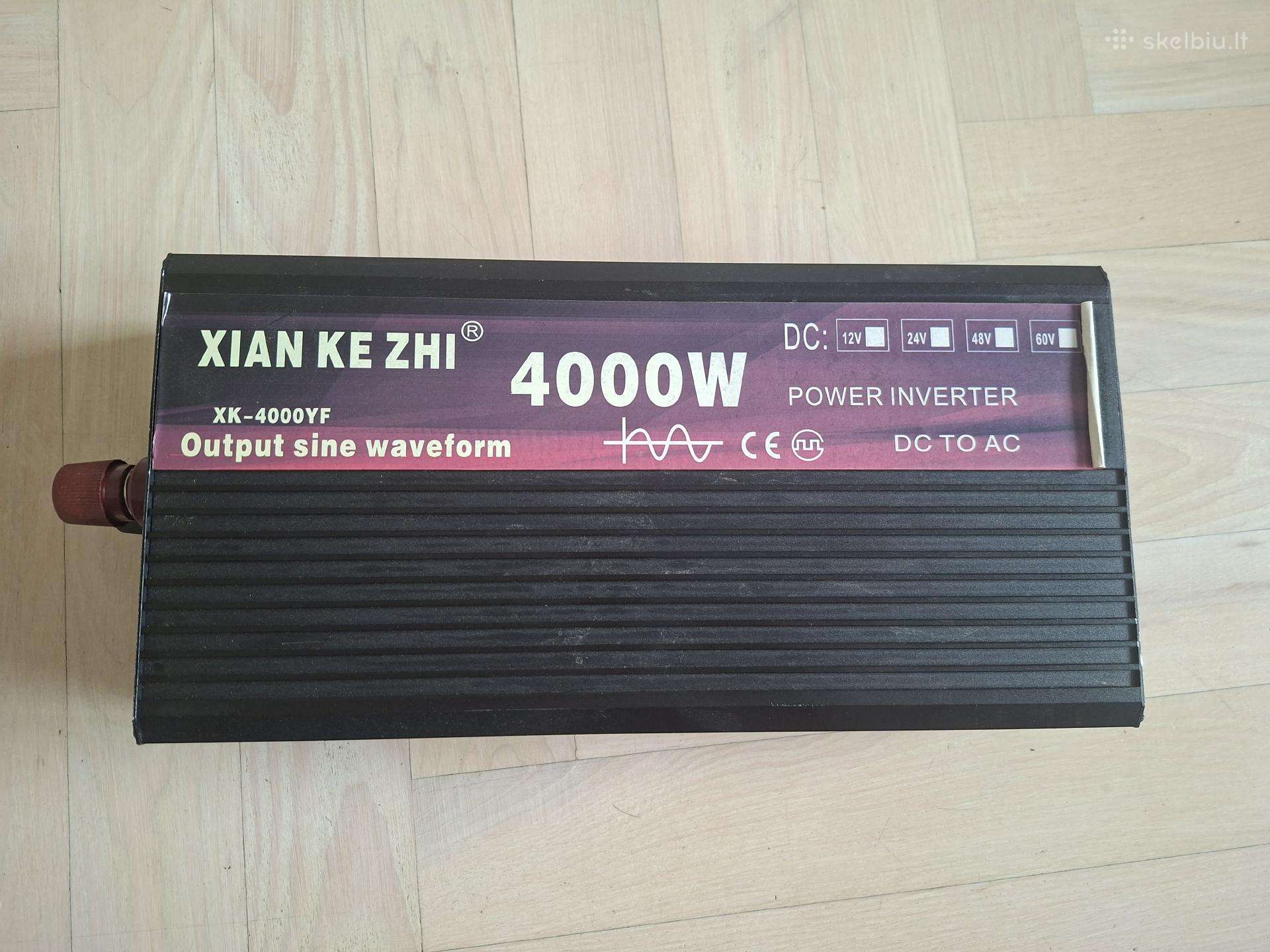 Gryno Sinuso Įtampos Keitiklis (Inverteris) 4000w