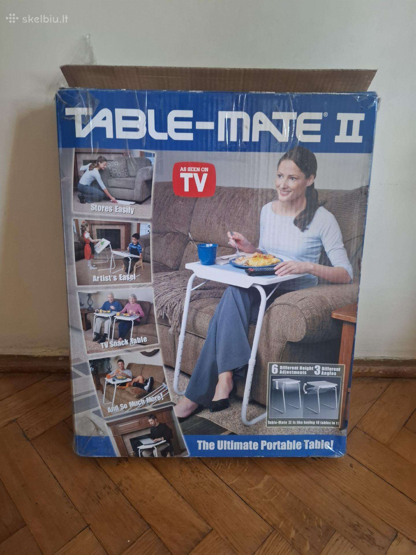 Sulankstomas reguliuojamas staliukas Table-mate