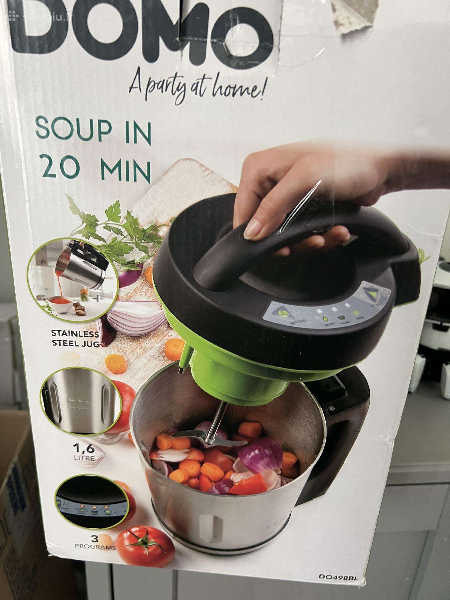 Sriubos vyrimo puodas su funkcijomis už 55 eur.