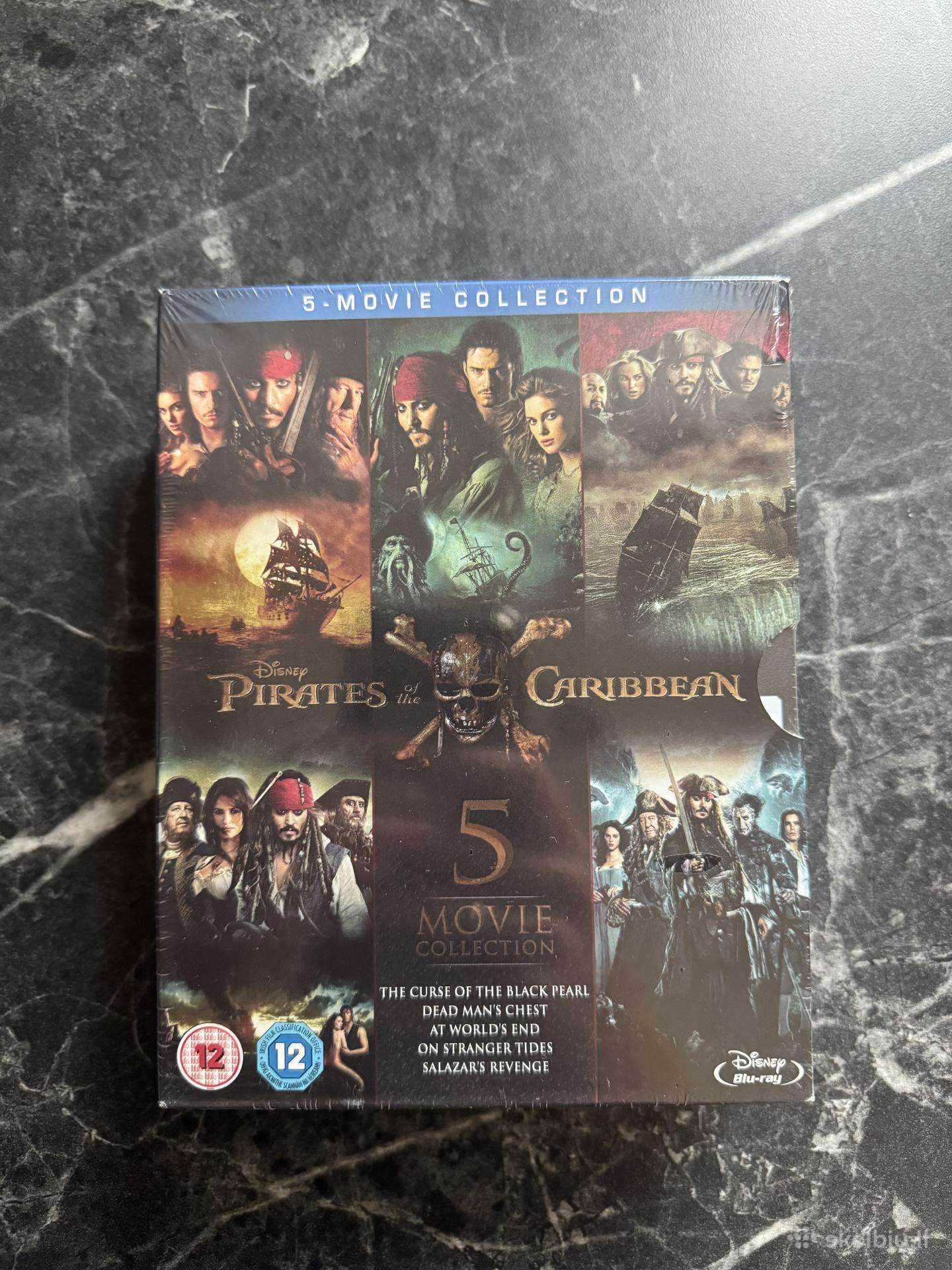 Pirates of Caribbean blu-ray collection